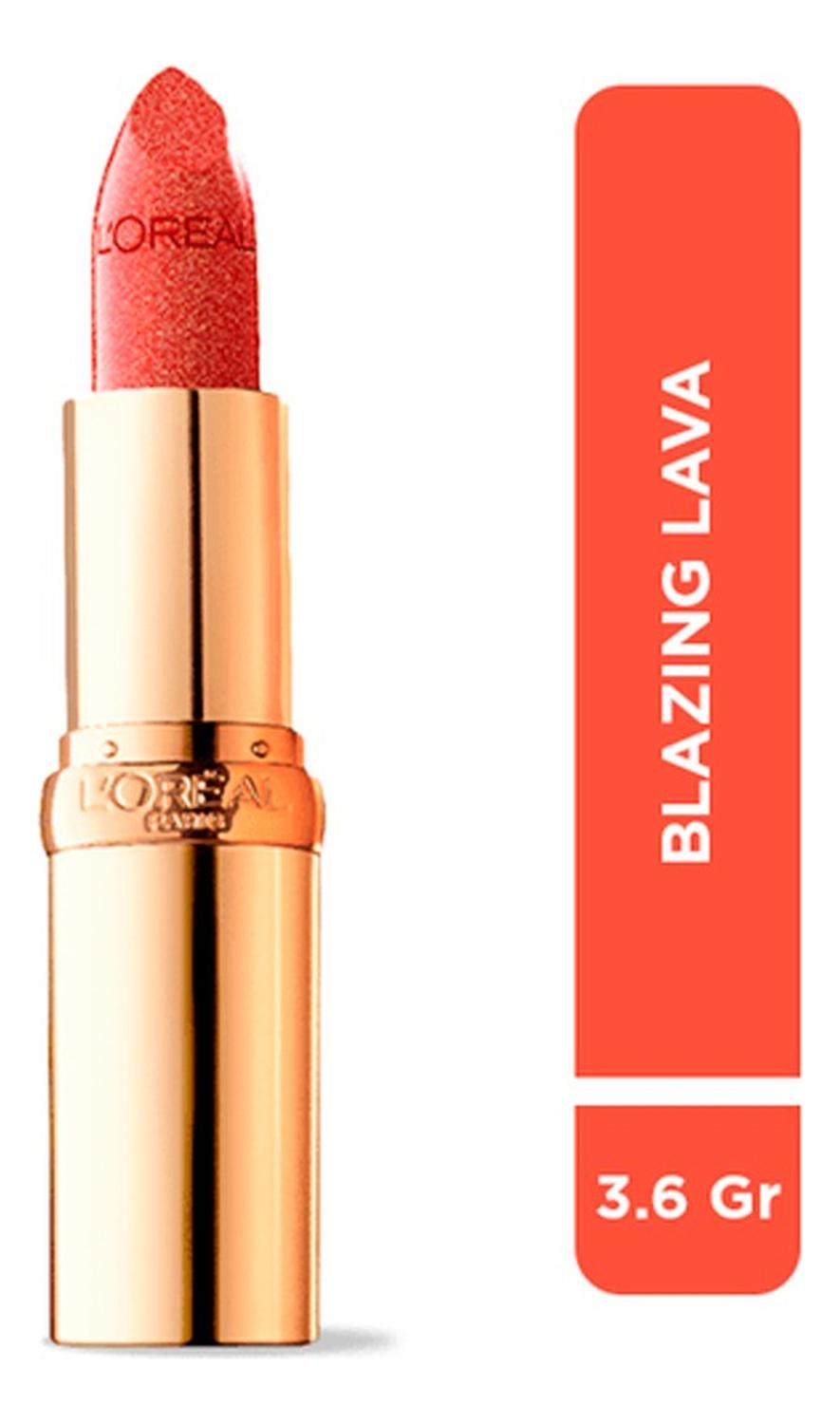 LABIAL EN BARRA COLOUR RICHE LUMINOUS303 BLAZING LAVA LOREAL - 2