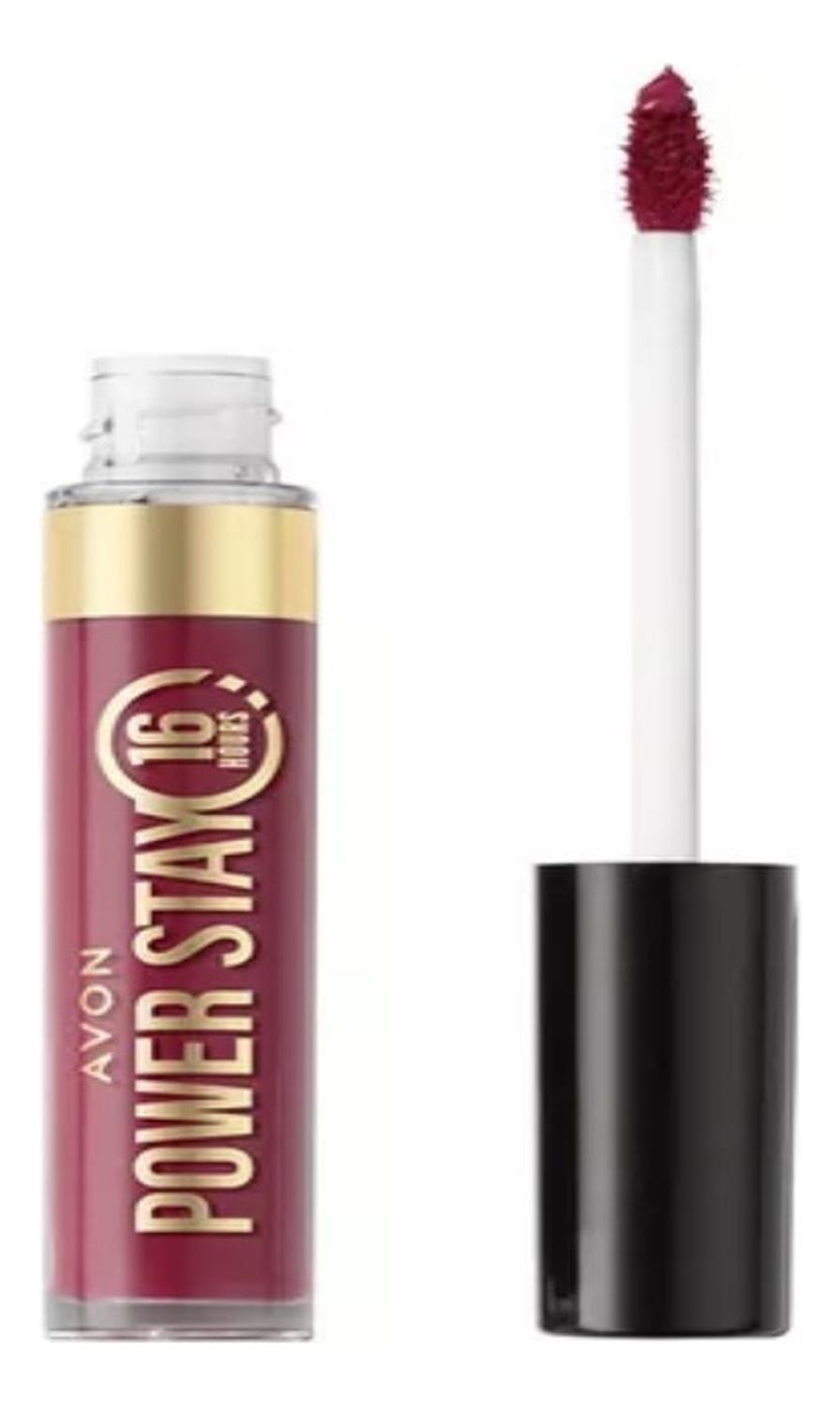 LABIAL LÍQUIDO IN CHARGE MAUVE POWER STAY AVON - 1