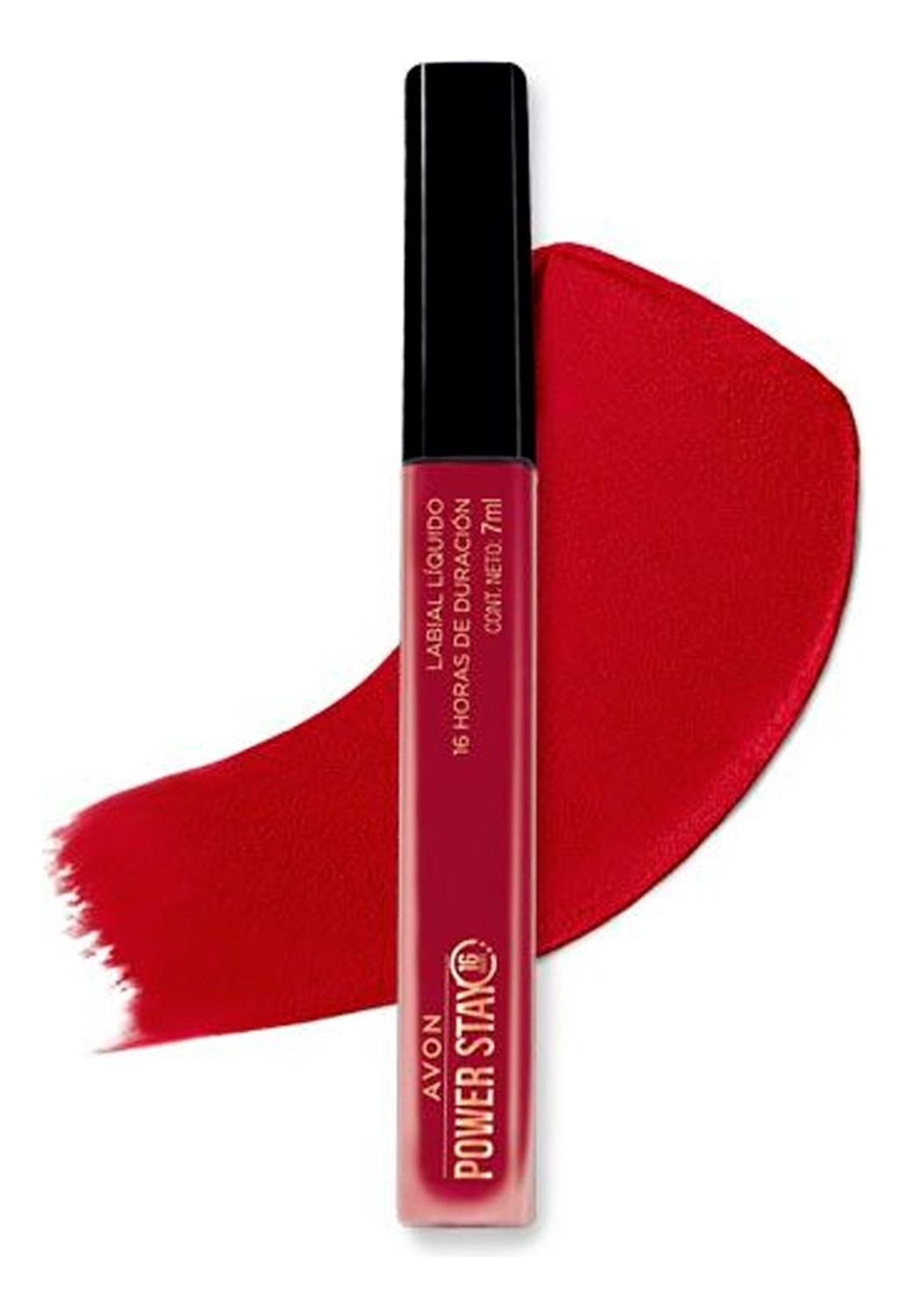 LABIAL LÍQUIDO RESILENT RED POWER STAY AVON - 2