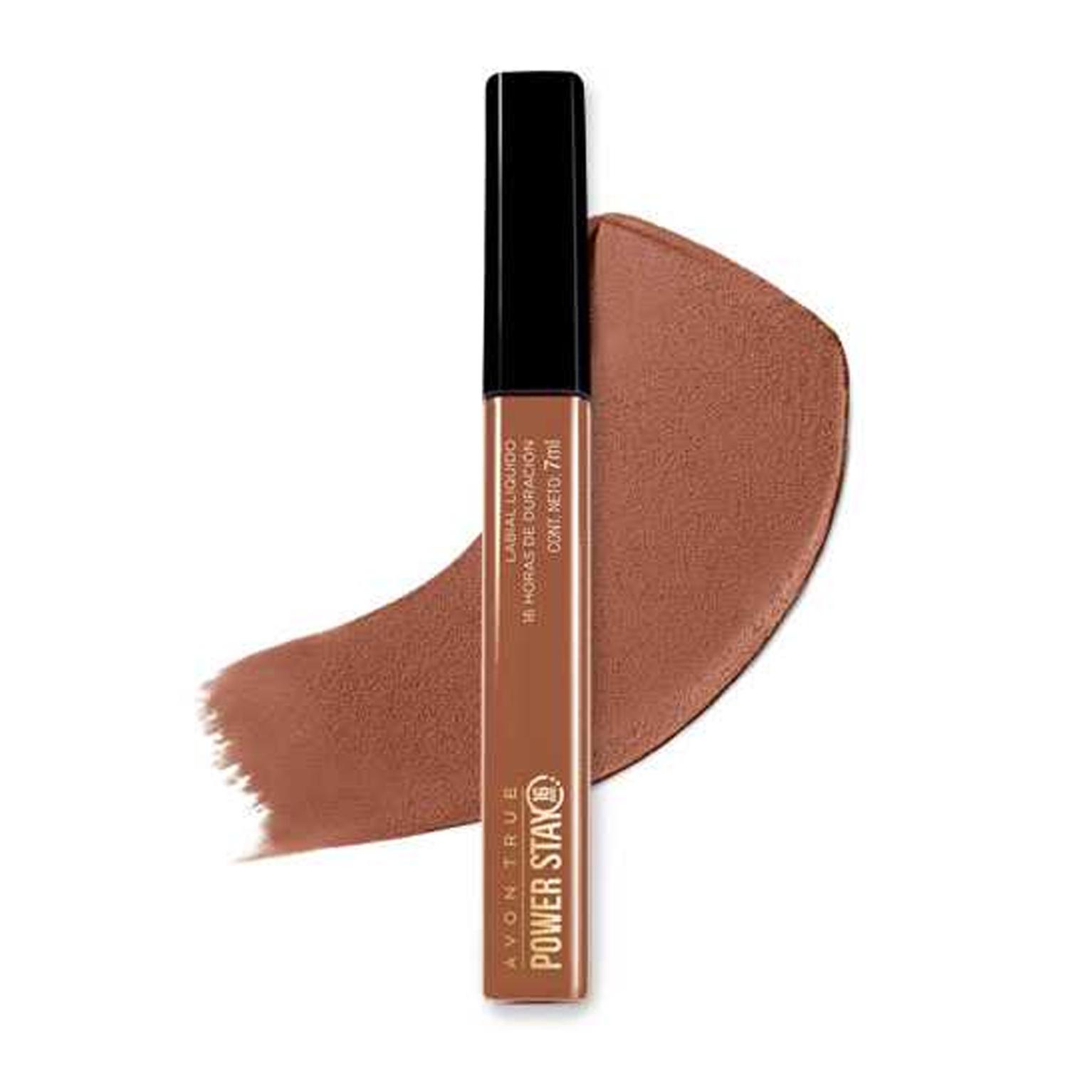 LABIAL LÍQUIDO NON-STOP-NUDE POWER STAY AVON - 1