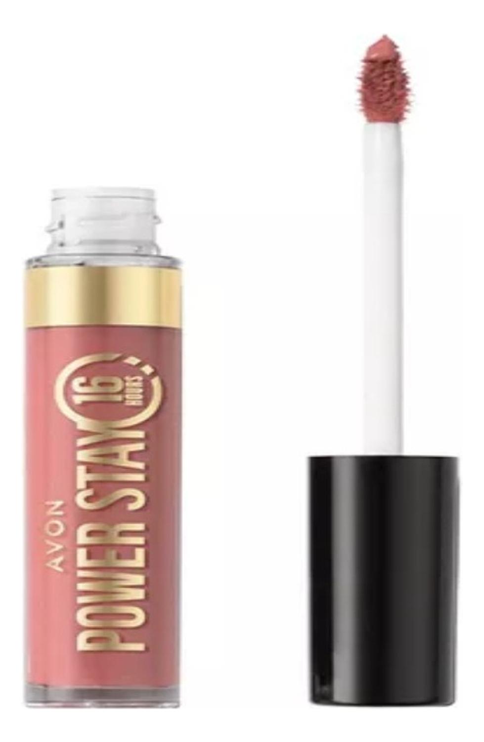 LABIAL LÍQUIDO PERSISTENT PINK POWER STAY AVON - 1