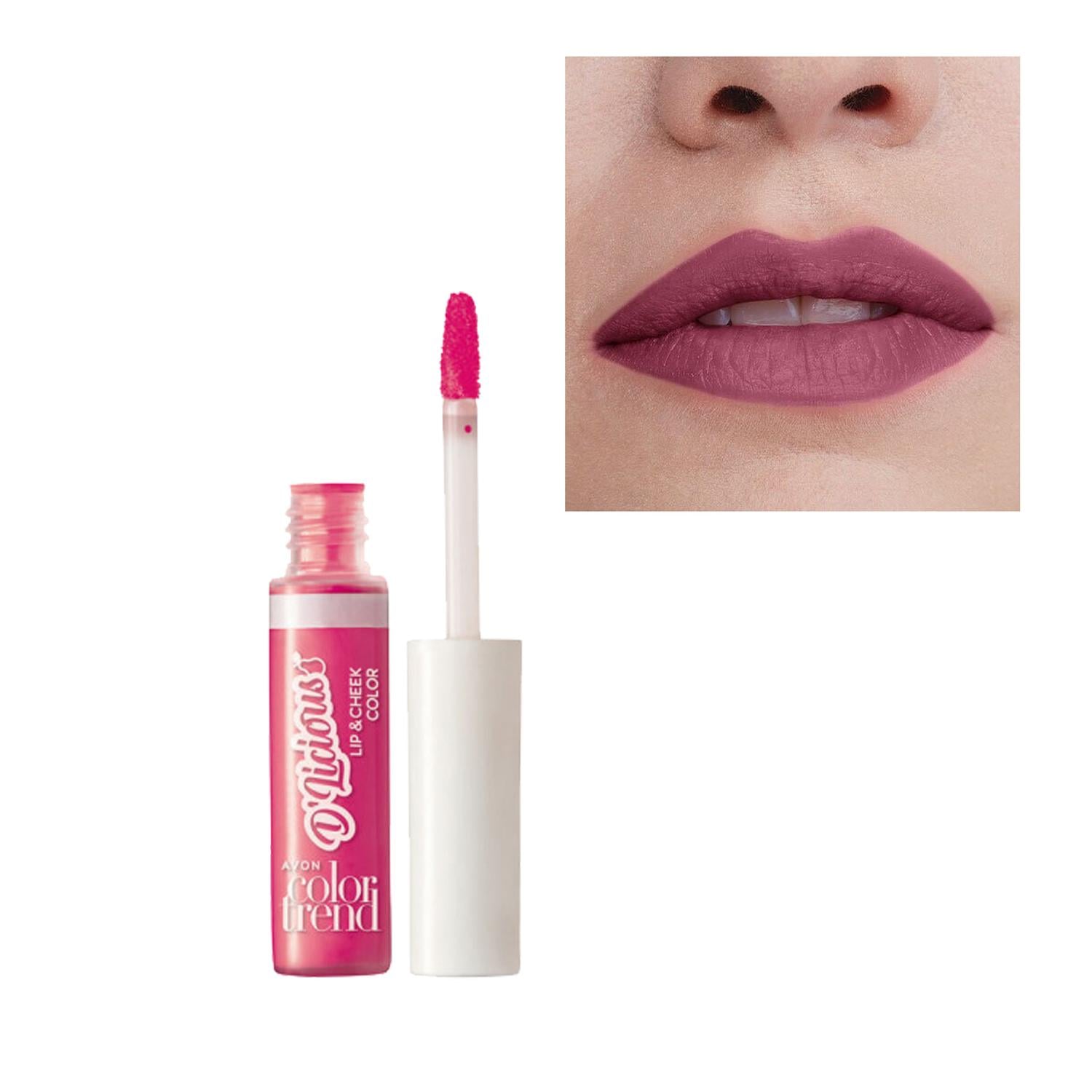 LABIAL LÍQUIDO CREAMY DLICIOUS FRESH BORGOÑA COLOR TREND - 1