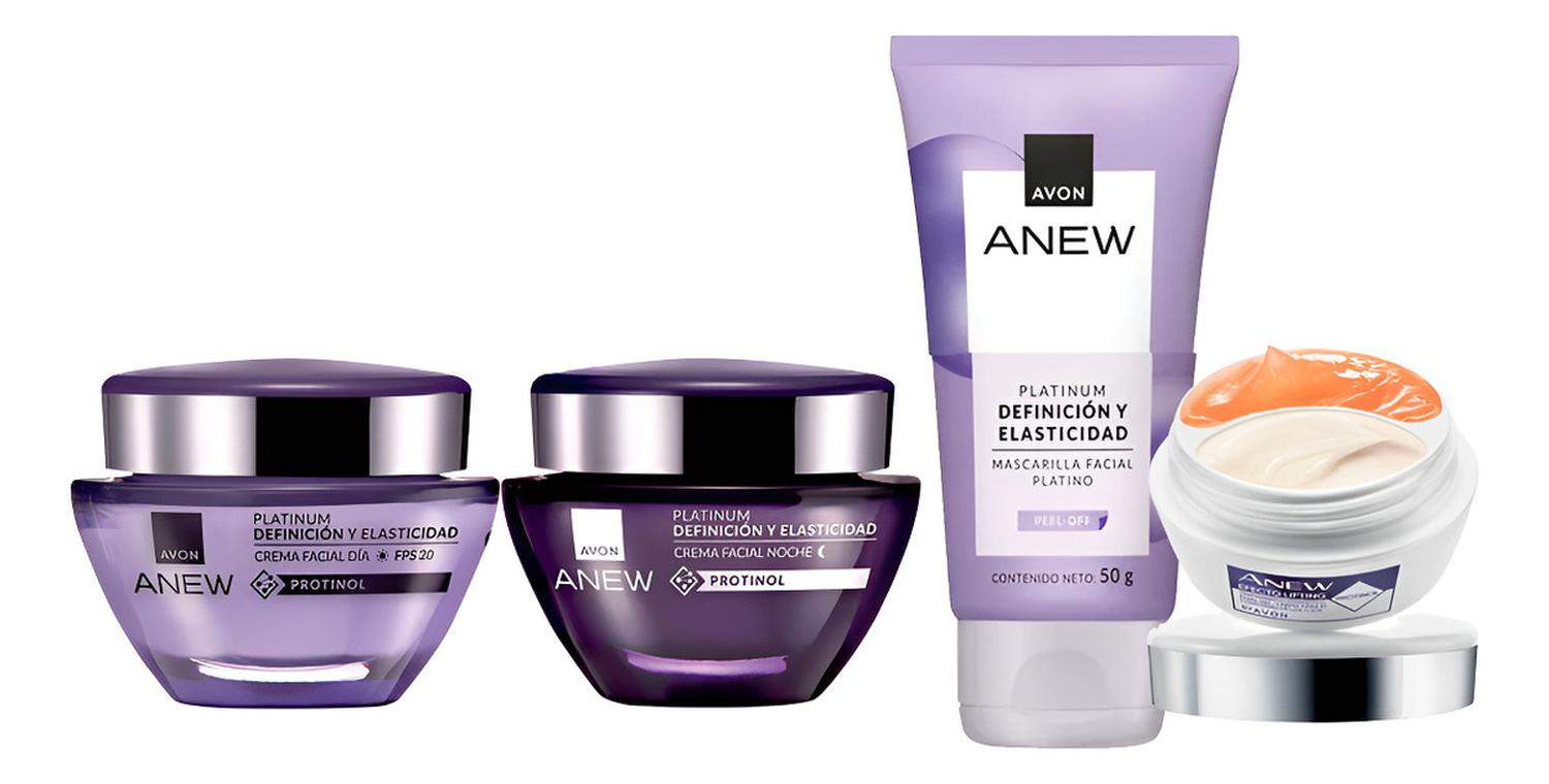 KIT X4 ANEW PLATINUM ANTISEÑALES DIA NOCHE MASCARILLA CONTORNO 60+ - 1