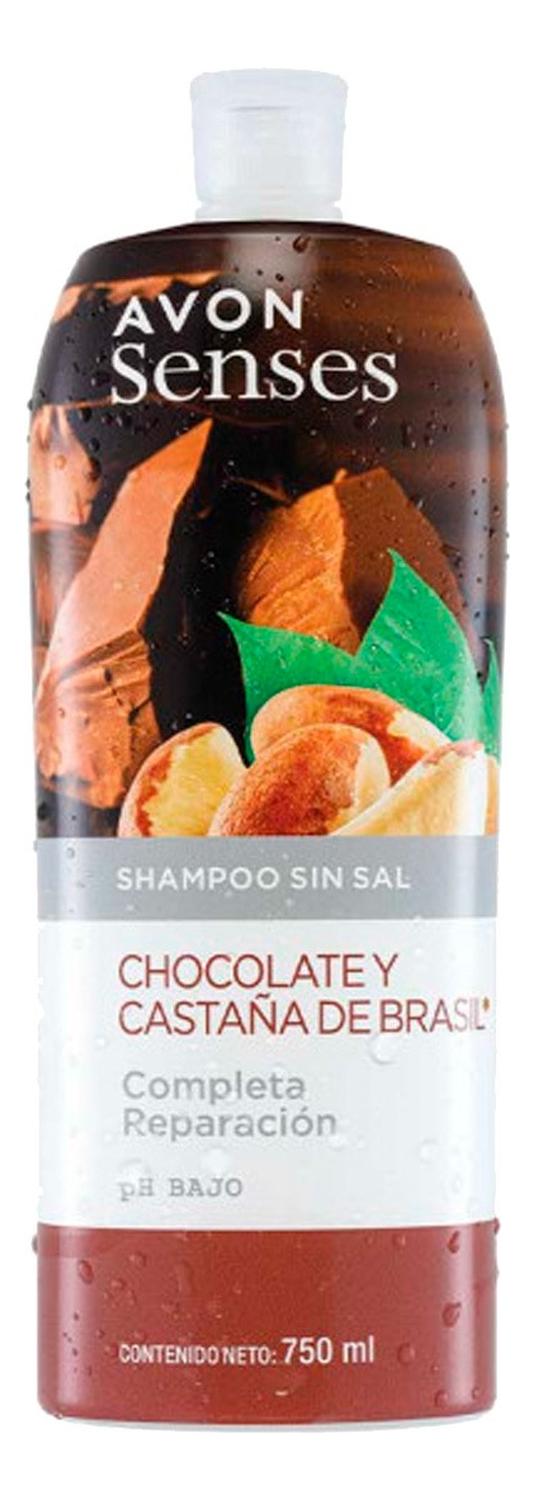 SHAMPOO CHOCOLATE Y CASTAÑA DE BRASIL 750ML AVON SENSES - 1