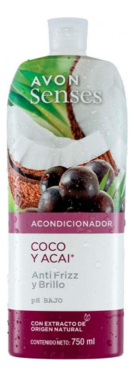 ACONDICIONADOR COCO Y ACAI 750 ML AVON SENSES - 1