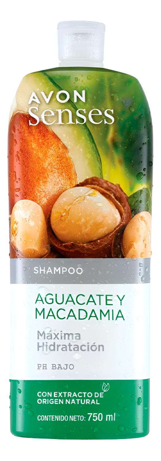 AVON SENSES SHAMPOO PALTA Y MACADAMIA 750 ML - 1