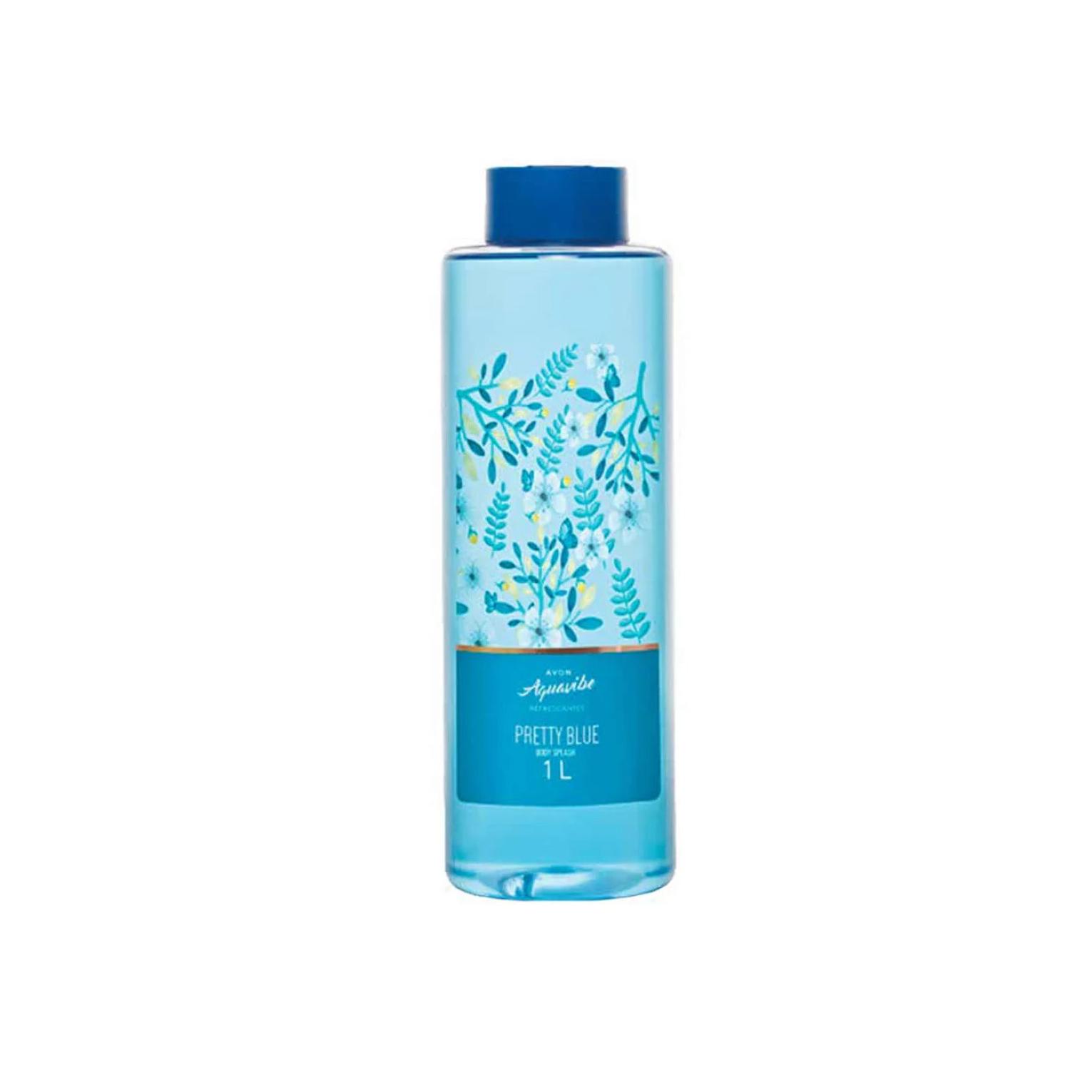 AQUAVIBE REFRESCANTE CORPORAL PRETTY BLUE 1 LITRO - 1