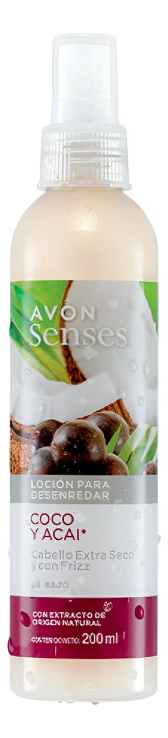 LOCIÓN DESENREDANTE COCO Y ACAI 200 ML AVON SENSES - 1