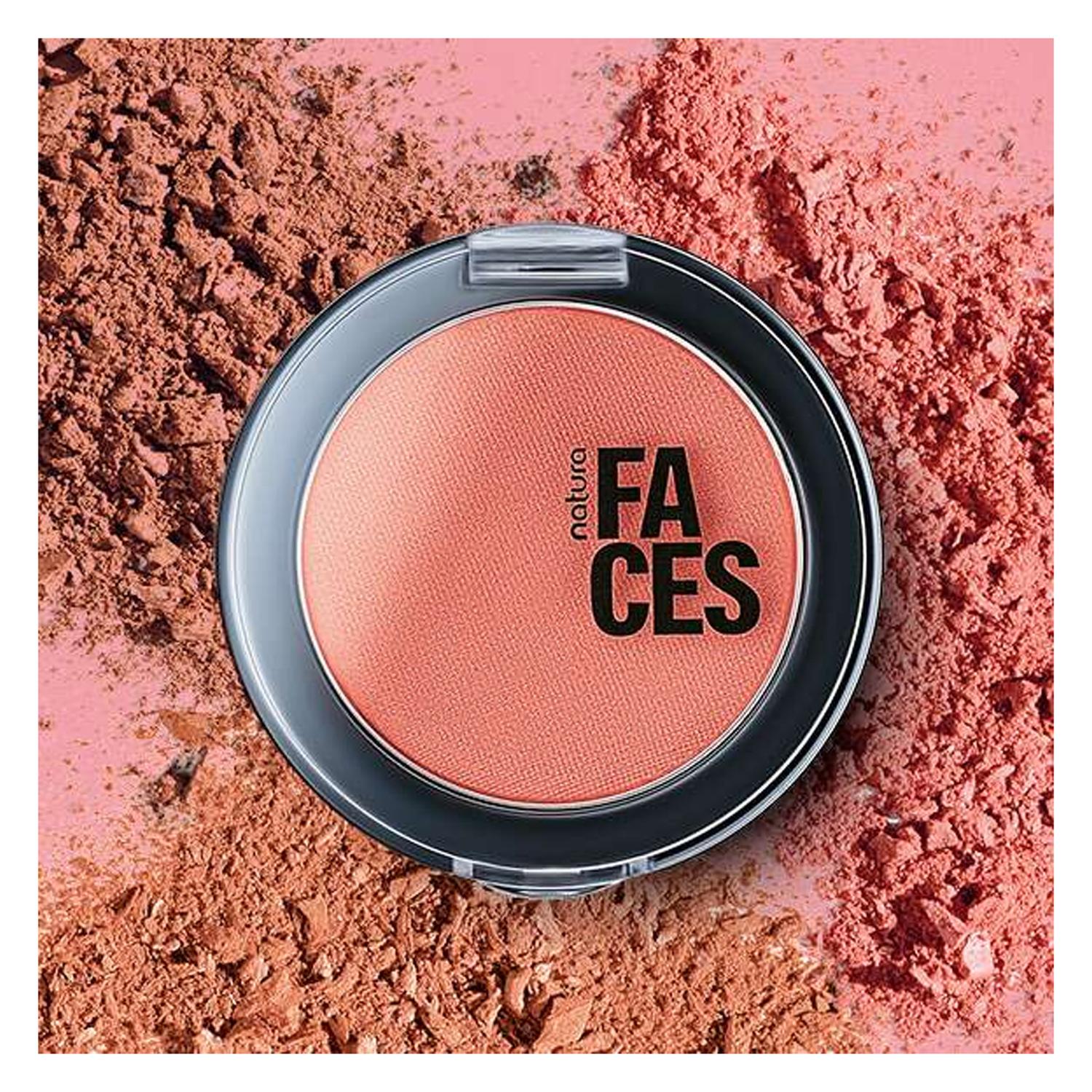 RUBOR COMPACTO CORAL 85 NATURA FACES - 2