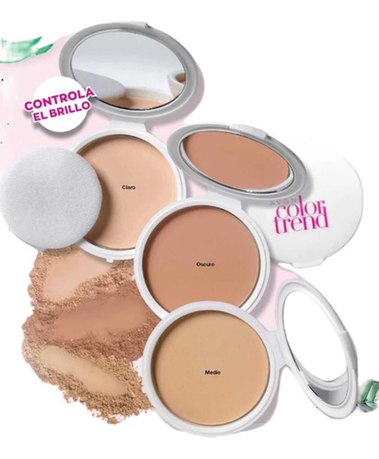 POLVO COMPACTO SIN ESPEJO OSCURO COLOR TREND - 2