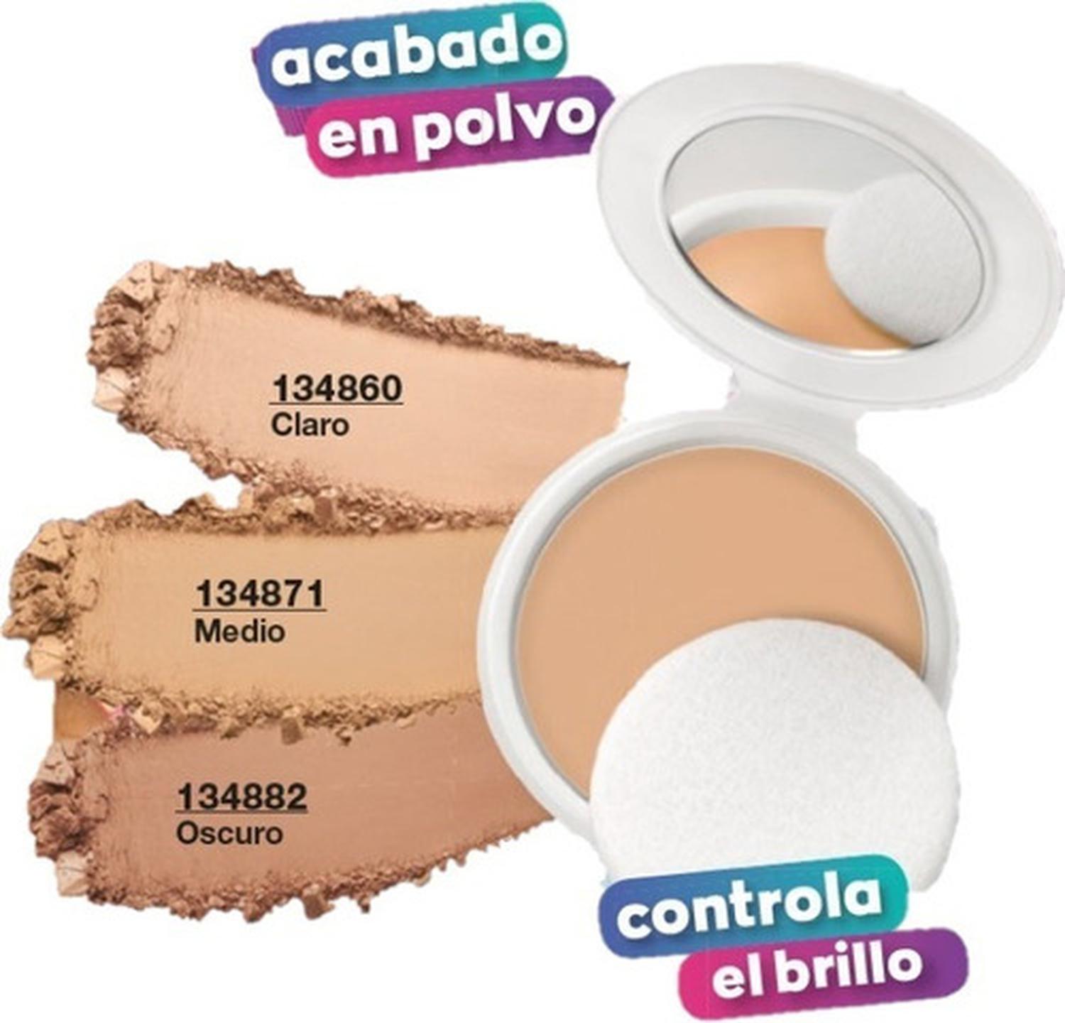 POLVO COMPACTO SIN ESPEJO OSCURO COLOR TREND - 3