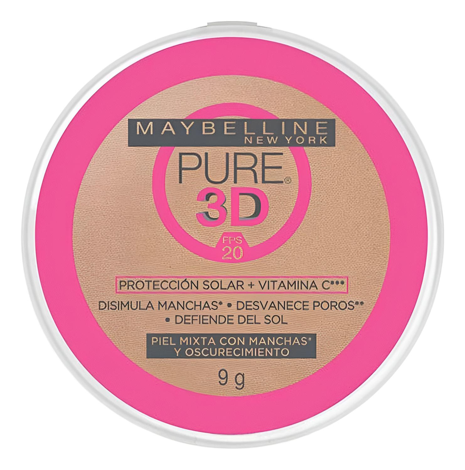 BASE DE MAQUILLAJE PURE 3D BEIGE RADIANTE 130 - 1