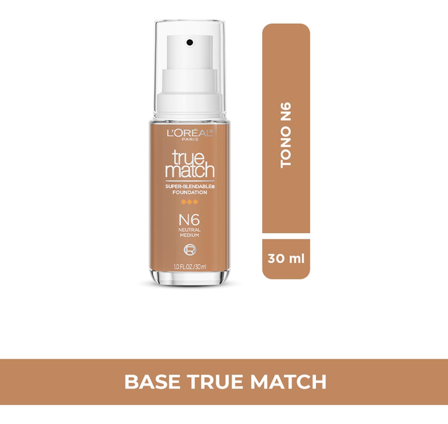 BASE SÉRUM TRUE MATCH NUDE 30 ML N6 - NEUTRAL MEDIUM - 3