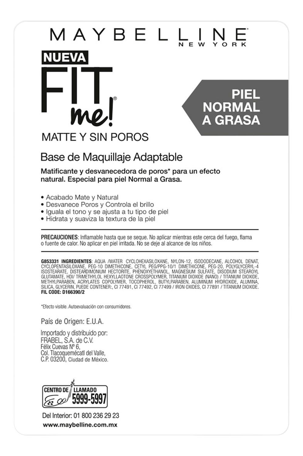 BASE MATTE WARM NUDE 128 FIT ME! - 5