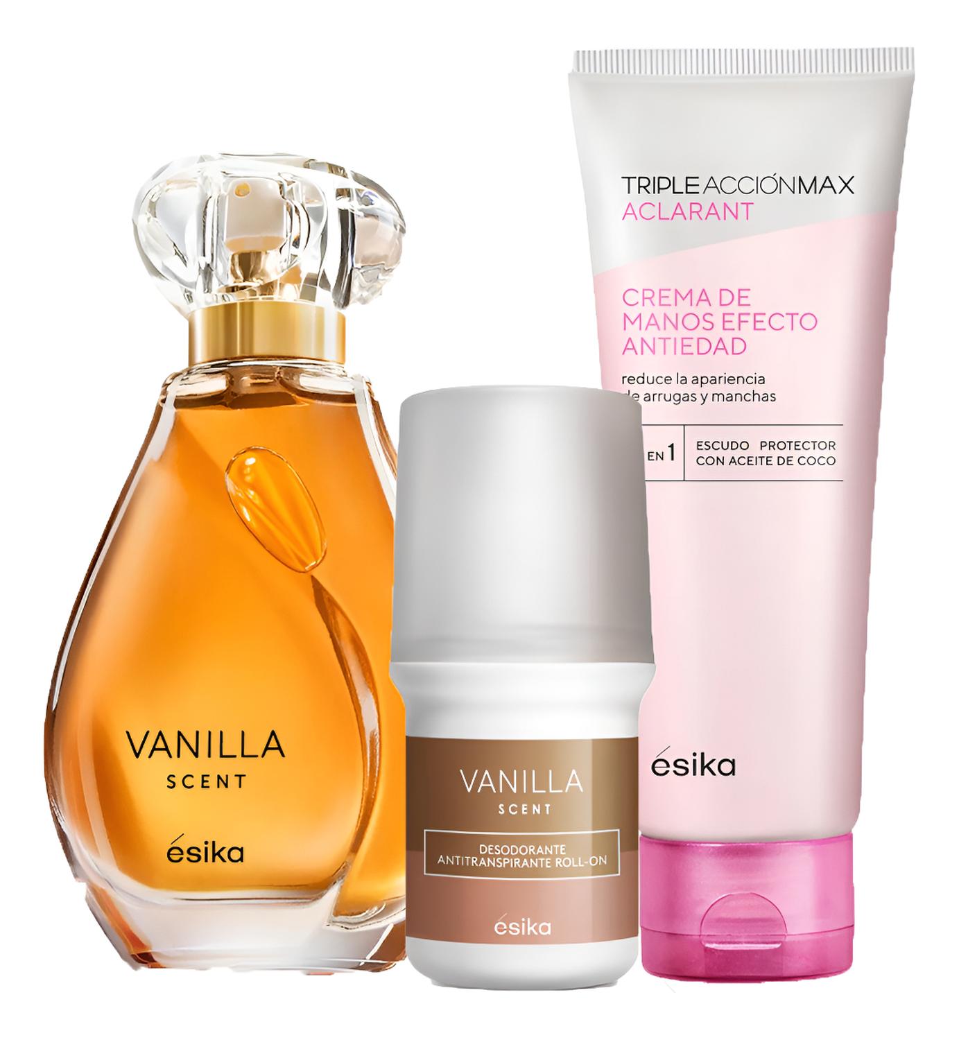 VANILLA SCENT PERFUME DE MUJER CON CREMA DE MANOS Y DEO - 1