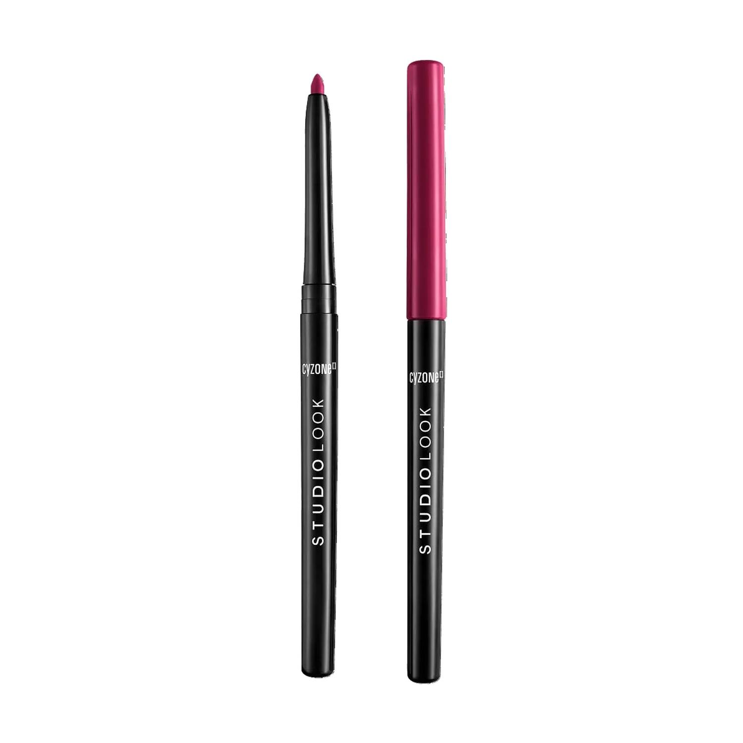 DELINEADOR LAPIZ DE LABIOS MATE BURGUNDY STUDIO LOOK - 1