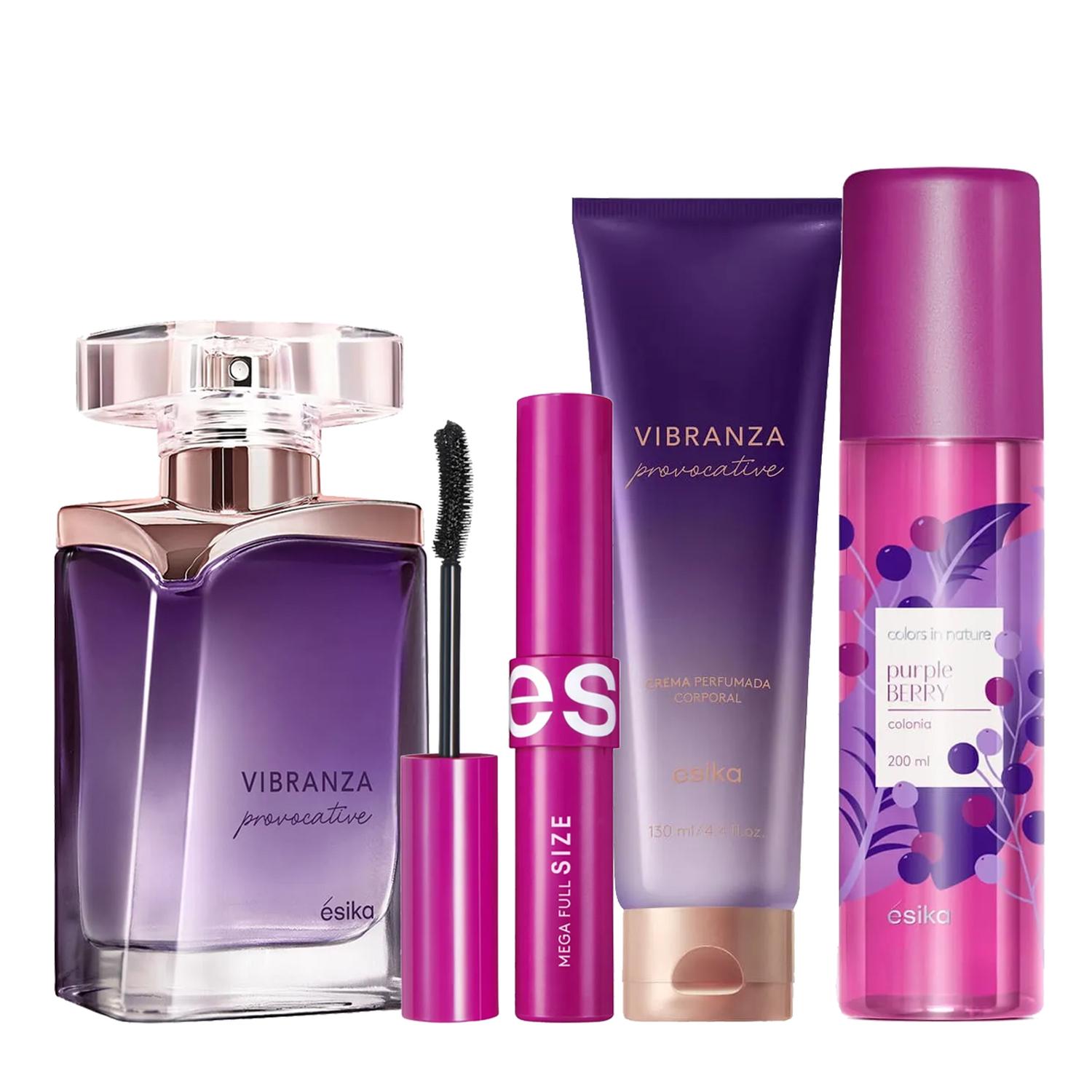 VIBRANZA PROVOCATIVE PERFUME DE MUJER CON LOCION REFRESH Y MACARA - 1