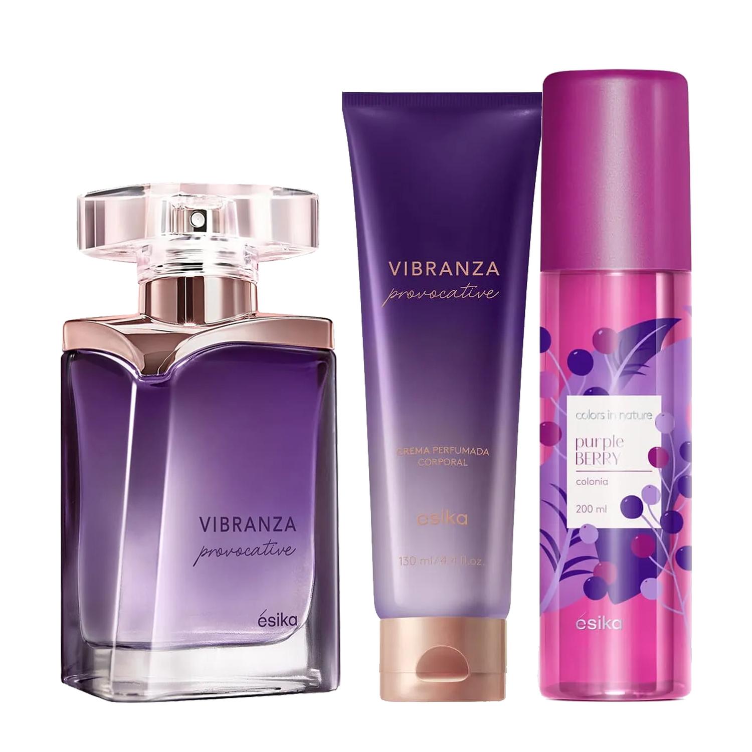 VIBRANZA PROVOCATIVE PERFUME DE MUJER CON LOCION Y REFRESH - 1