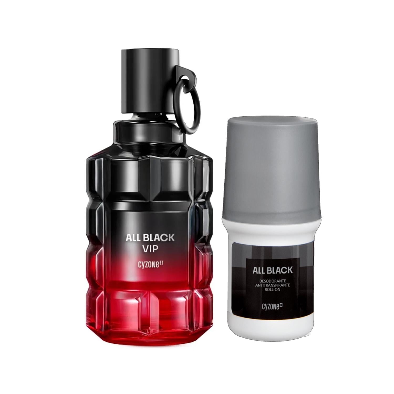 ALL BLACK VIP PERFUME DE HOMBRE CON DEO ROLL ON - 1