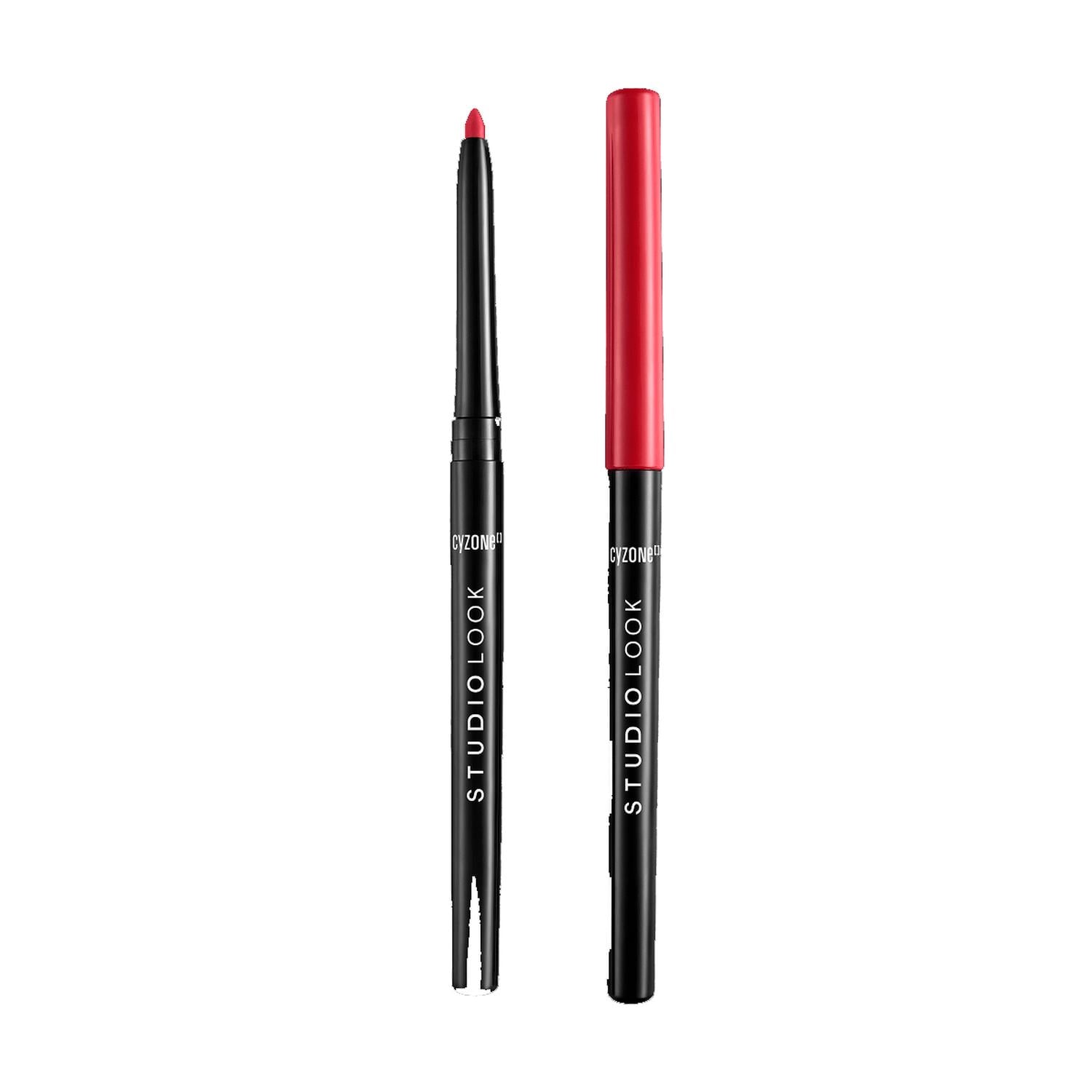 DELINEADOR LAPIZ DE LABIOS MATE DEEP RED STUDIO LOOK - 1