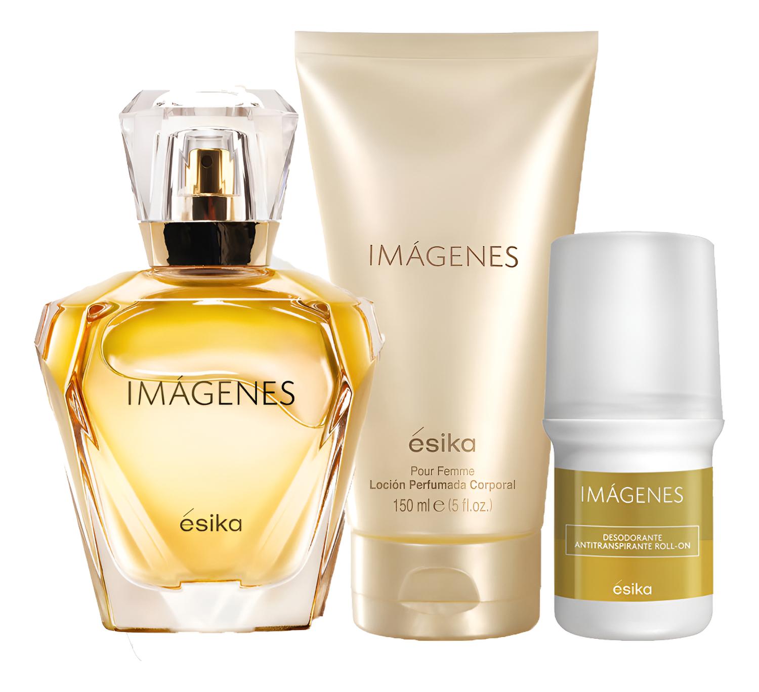 IMÁGENES PERFUME DE MUJER CON LOCION Y DESODORANTE ESIKA - 1