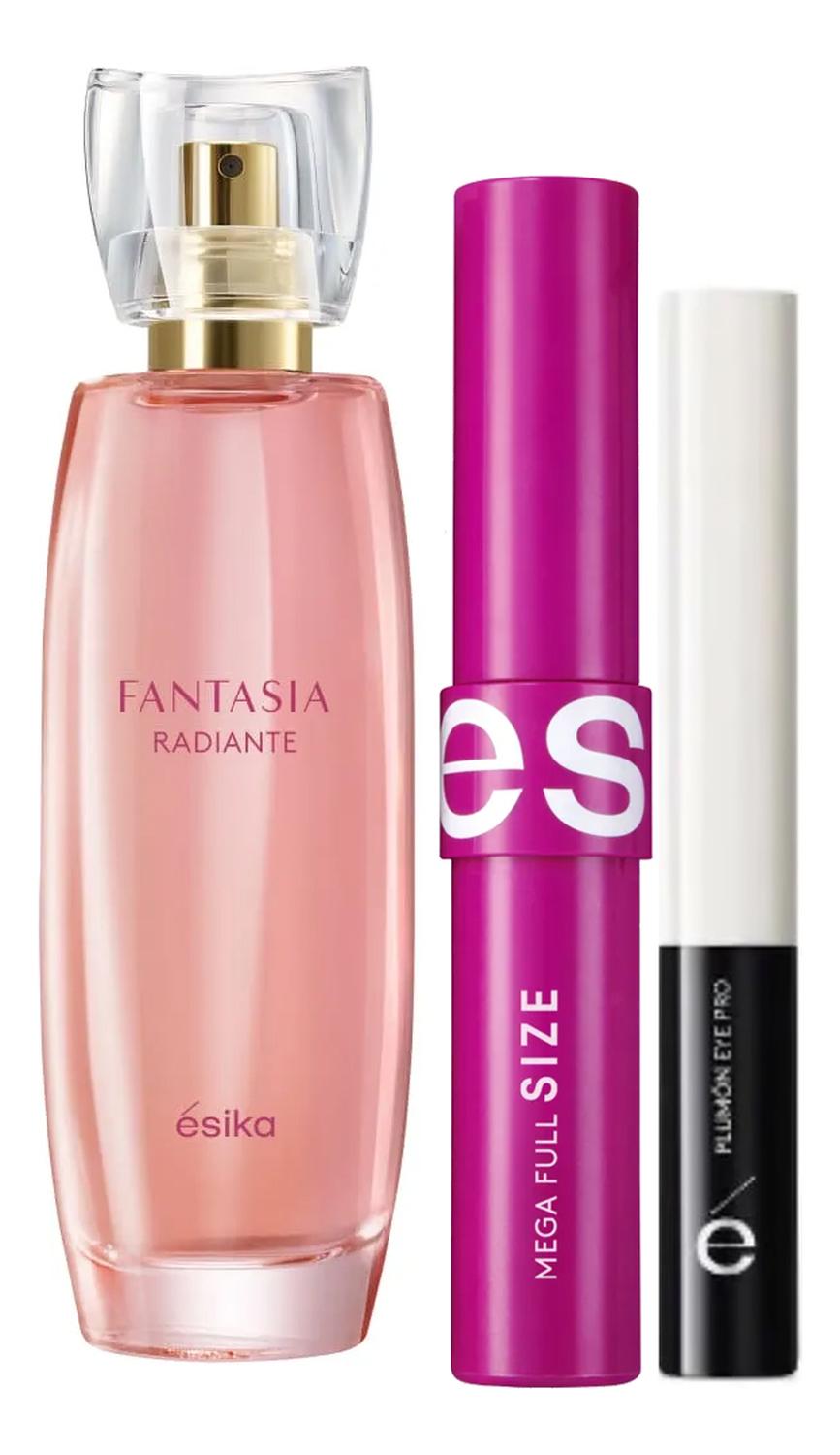 FANTASIA RADIANTE PERFUME DE MUJER CON MASCARA Y DEL PLUMON - 1