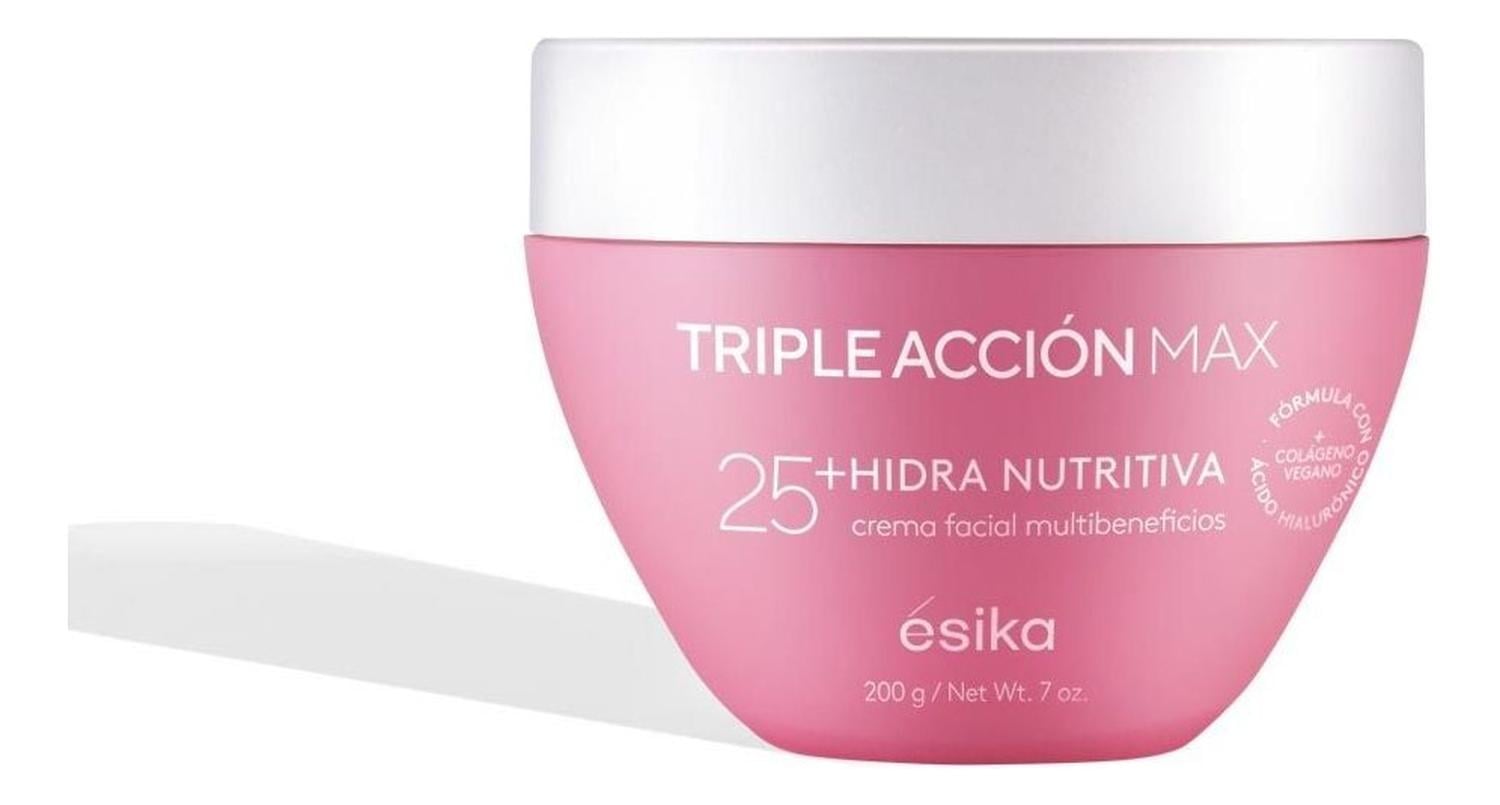CREMA FACIAL HIDRA NUTRITIVA TRIPLE ACCIÓN 25+ ÉSIKA 200G - 1