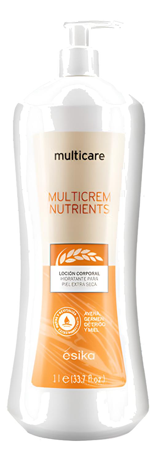 ÉSIKA CREMA CORPORAL MULTICREM NUTRIENTS 1 L AVENA Y MIEL - 1