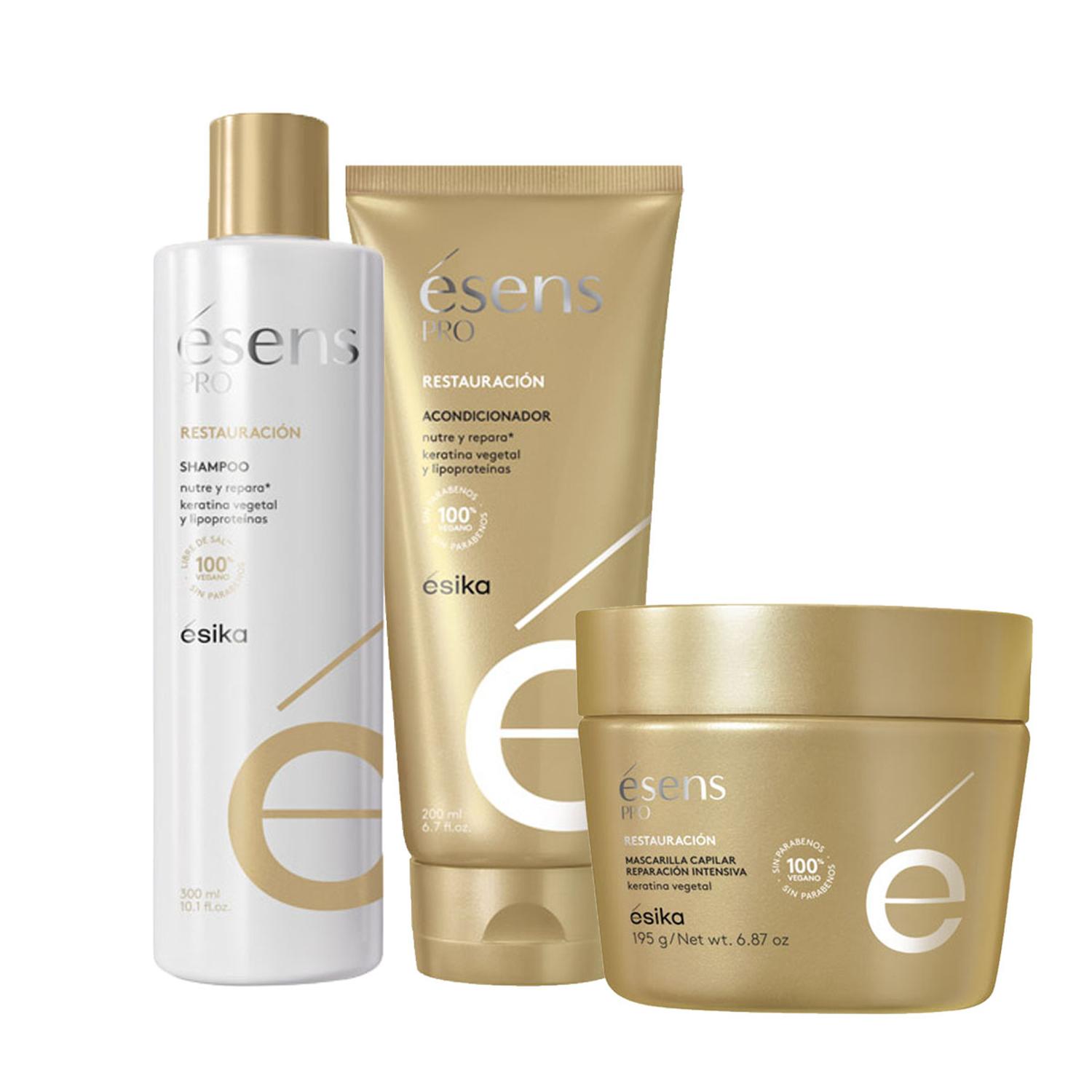 ÉSENS PRO RESTAURACIÓN SHAMPOO CON ACONDICIONADOR Y MASCARILLA - 1