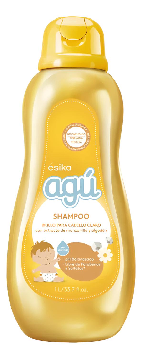SHAMPOO PARA BEBÉ AGÚ BRILLO MANZANILLA Y ALGODÓN - 1