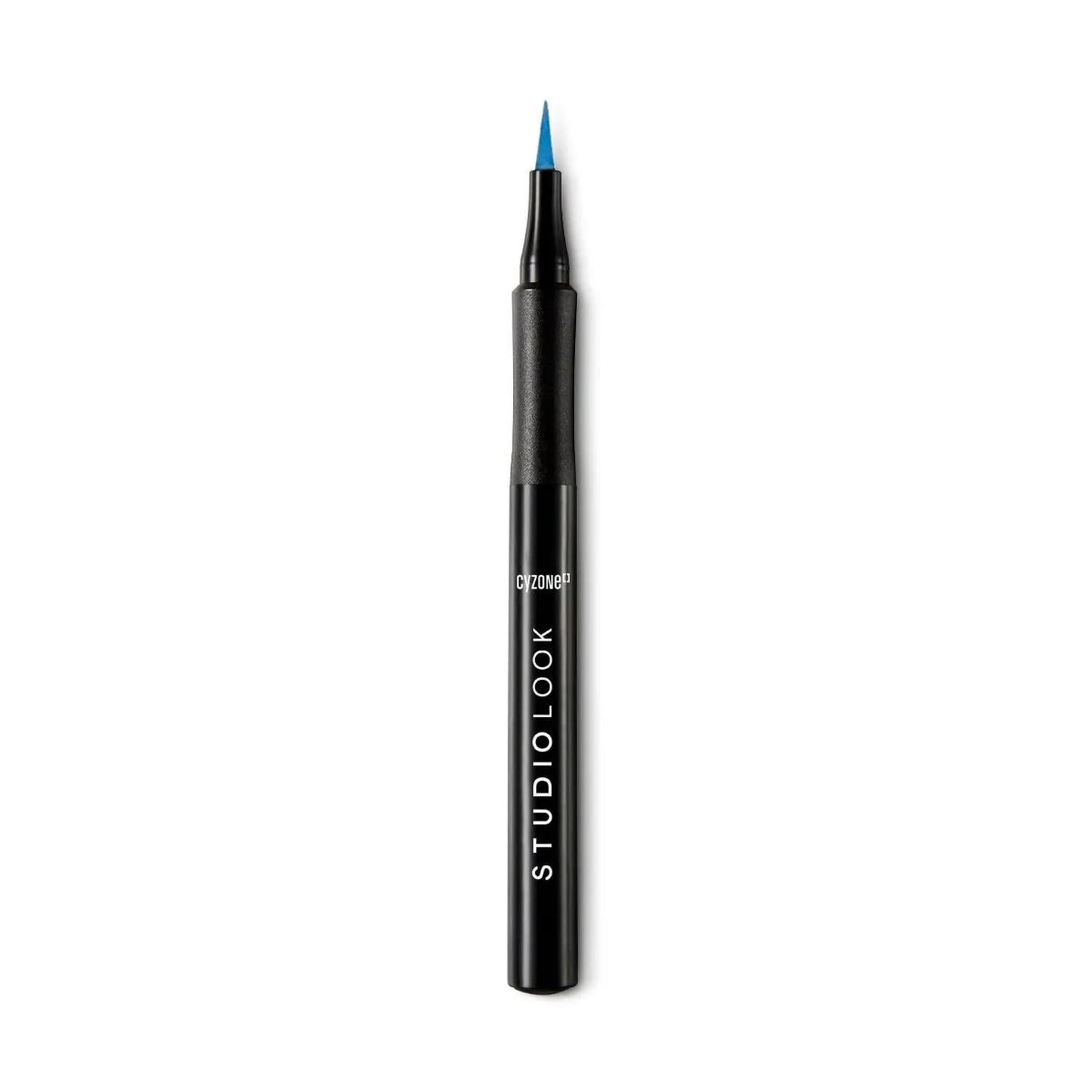 DELINEADOR PLUMÓN PARA OJOS INDIGO BLUE STUDIO LOOK CYZONE - 1