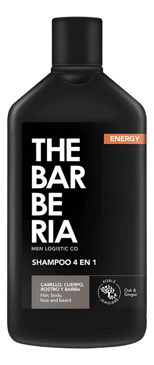 SHAMPOO 4 EN 1 ENERGY 300ML THE BARBERIA - 1