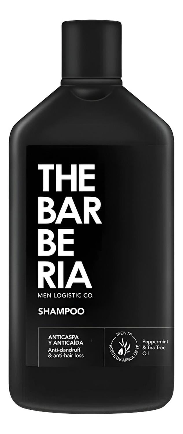 SHAMPOO ANTICASPA Y ANTICAÍDA FRASCO 300ML THE BARBERIA - 1