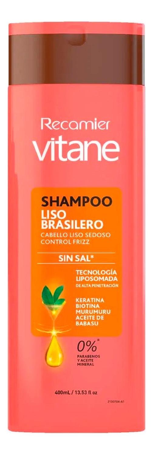 SHAMPOO LISO BRASILERO VITANE 400ML - 1