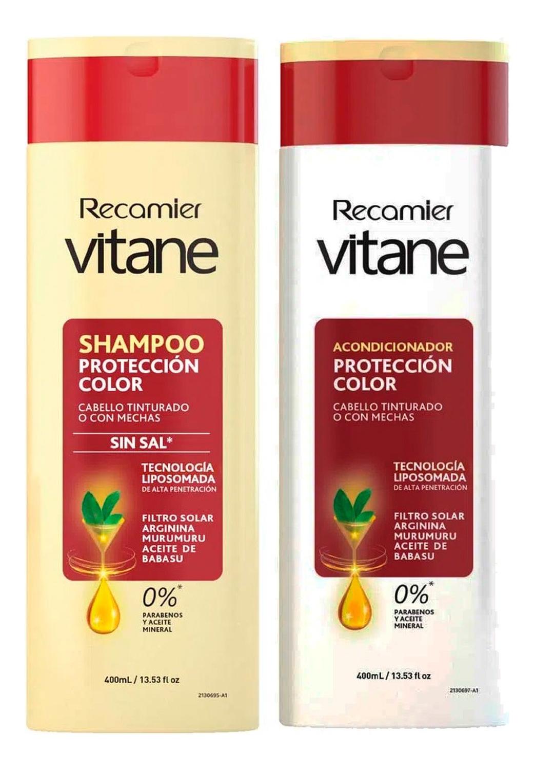 SHAMPOO Y ACONDICIONADOR COLOR SAFE VITANE 400ML - 1