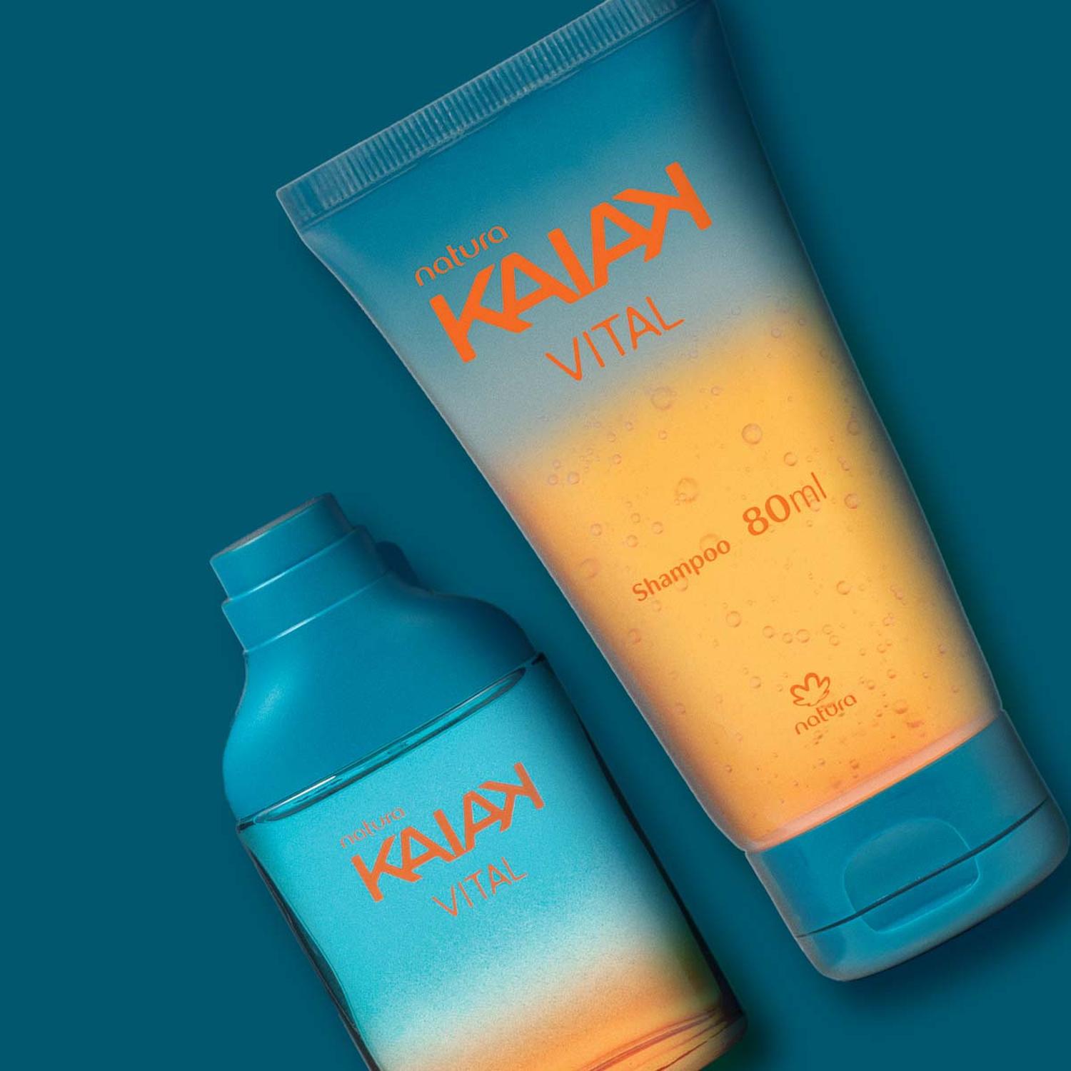 KAIAK VITAL MINI FRAGANCIA DE HOMBRE 25ML CON SHAMPOO 80ML - 2