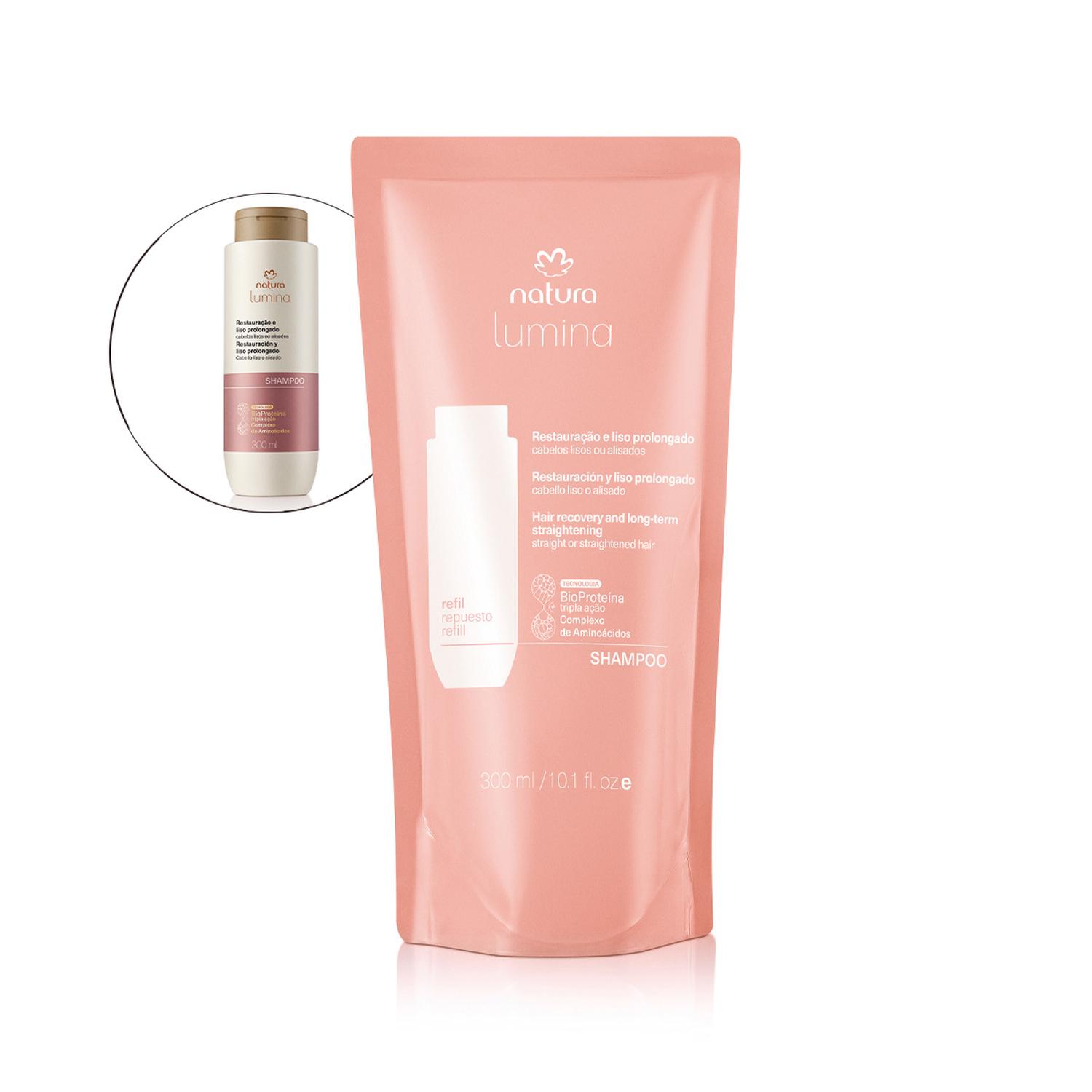 LUMINA REPUESTO SHAMPOO RESTAURADOR RESTAURACIÓN Y LISOS PROLONGADOS 300 ML - 1
