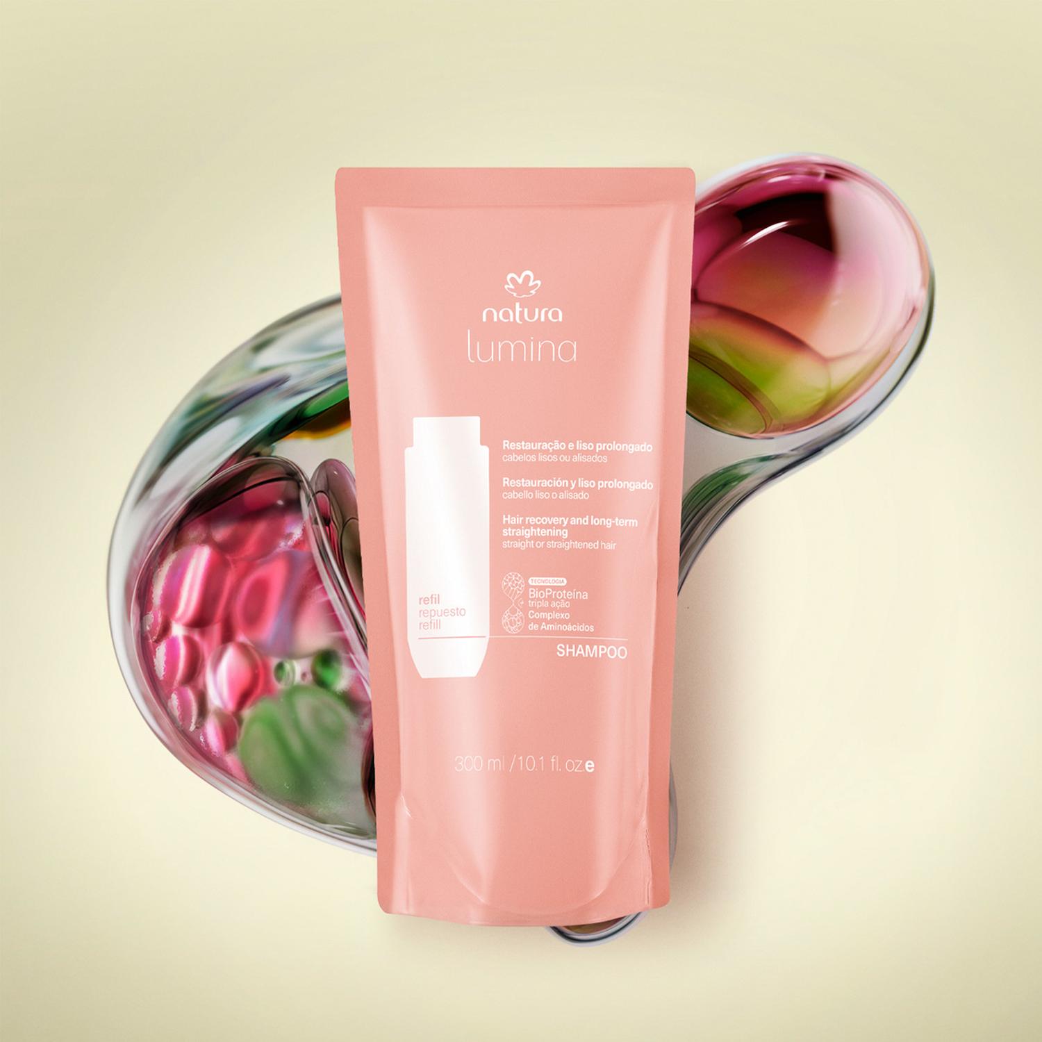 LUMINA REPUESTO SHAMPOO RESTAURADOR RESTAURACIÓN Y LISOS PROLONGADOS 300 ML - 2