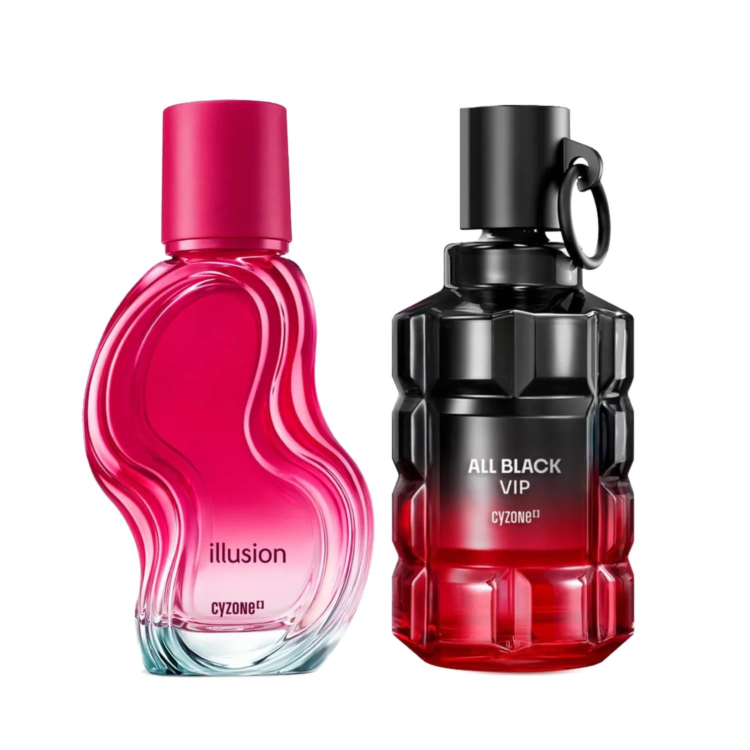 ILLUSION​ PERFUME PARA MUJER CON ALL BLACK VIP - 1