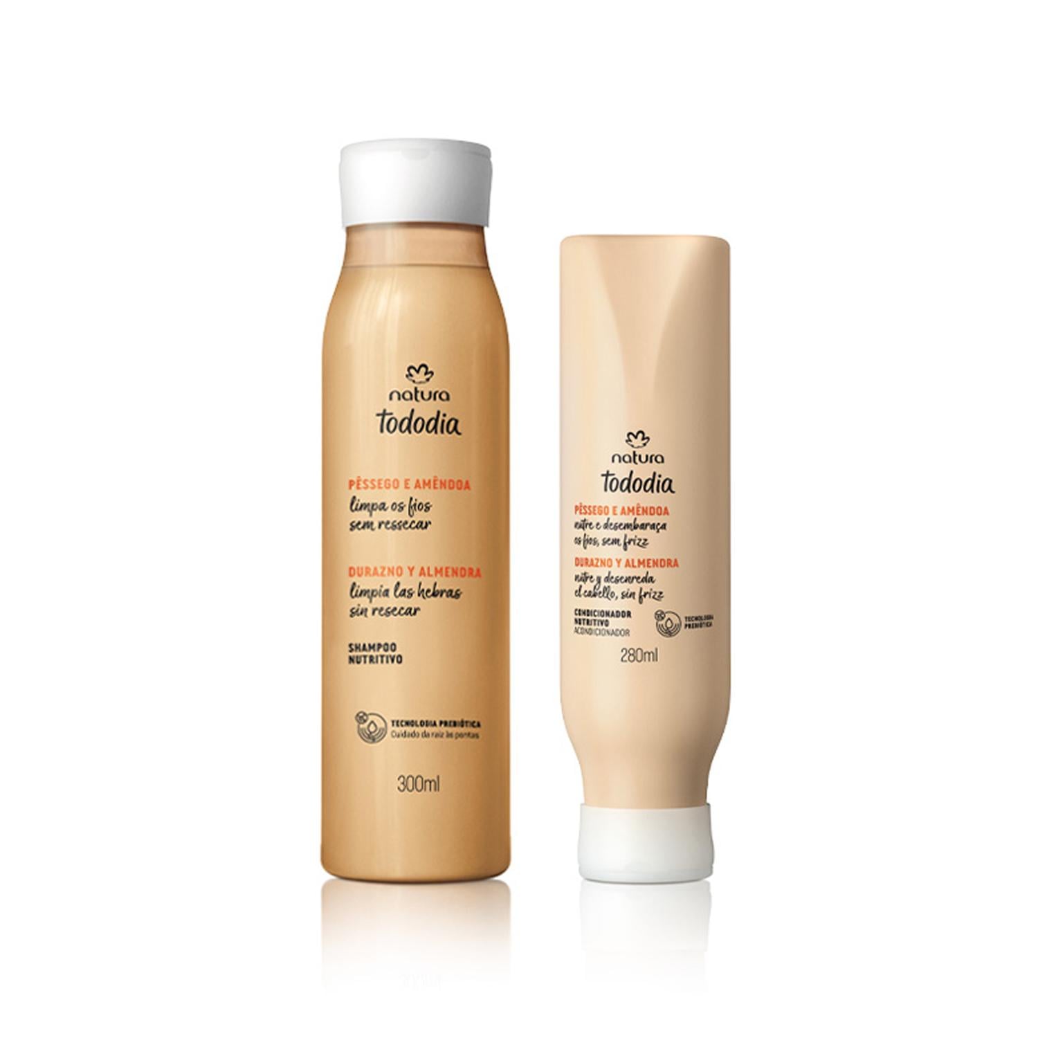 KIT TODODIA DURAZNO Y ALMENDRA NUTRICIÓN SHAMPOO Y ACCONDICIONADOR - 1
