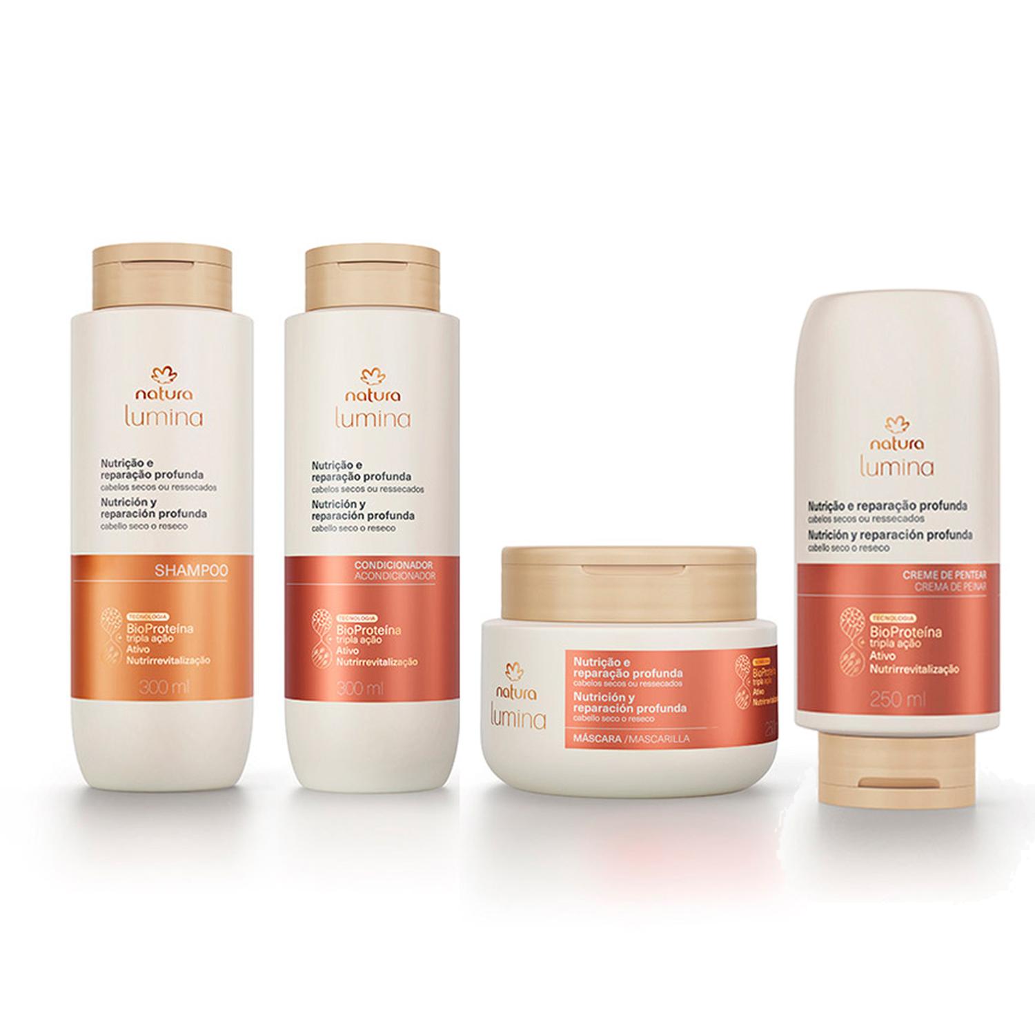 KIT LUMINA NUTRICIÓN Y REPARACIÓN SHAMPOO CON ACC MASCARA CAPILAR Y CPP - 1