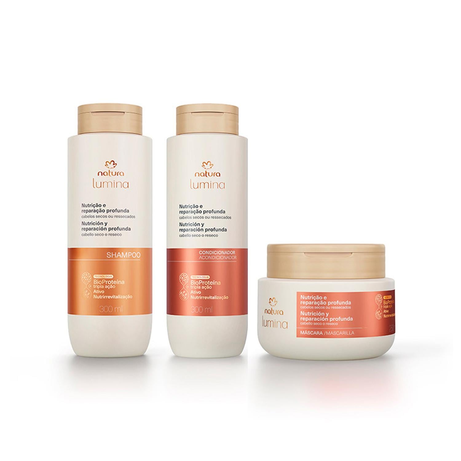 KIT LUMINA NUTRICIÓN Y REPARACIÓN SHAMPOO CON ACC Y MASCARA CAPILAR - 1