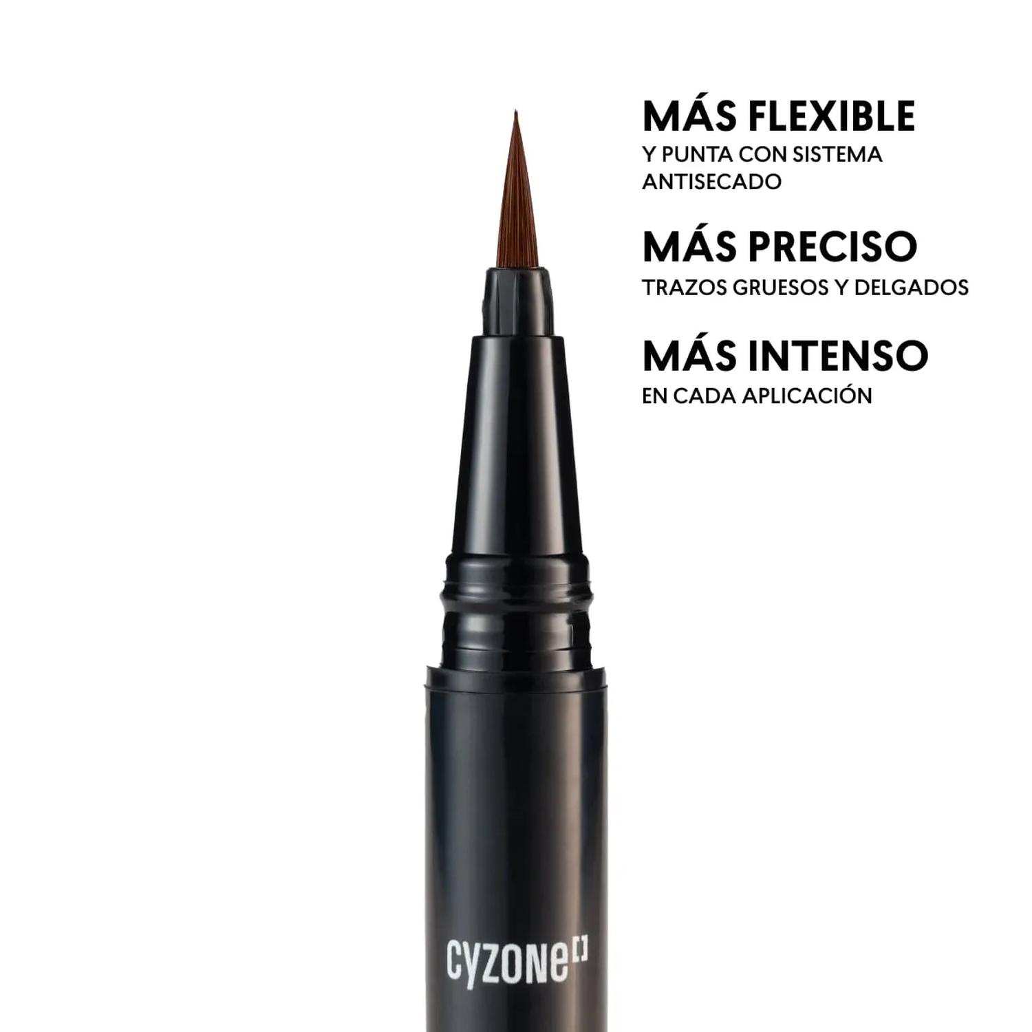 DELINEADOR PLUMON DE OJOS ALTA PRECISIÓN MOCHA BROWN STUDIO LOOK - 2