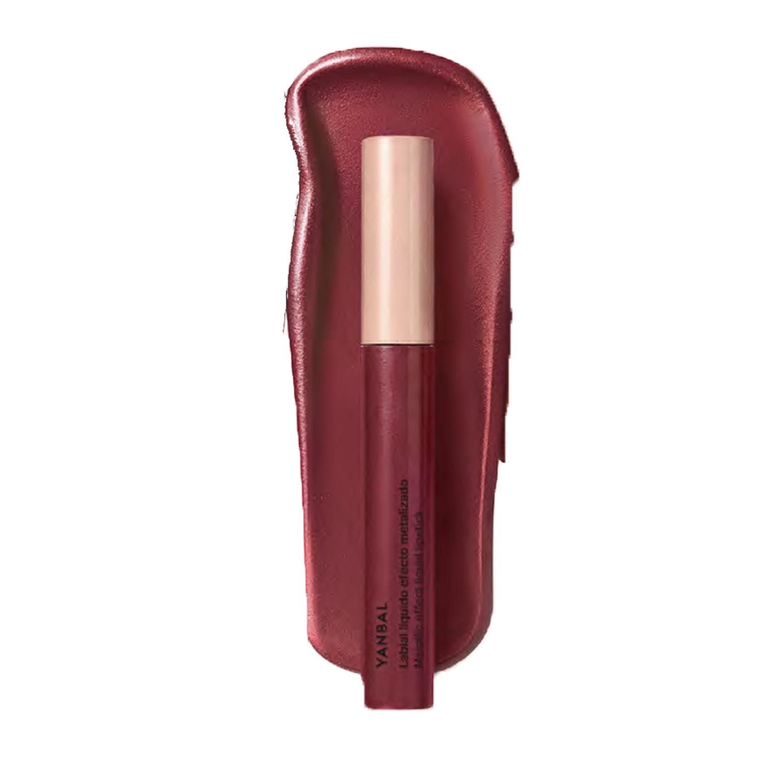 LABIAL LÍQUIDO EFECTO METALIZADO METALIC MALVA EDL - 1