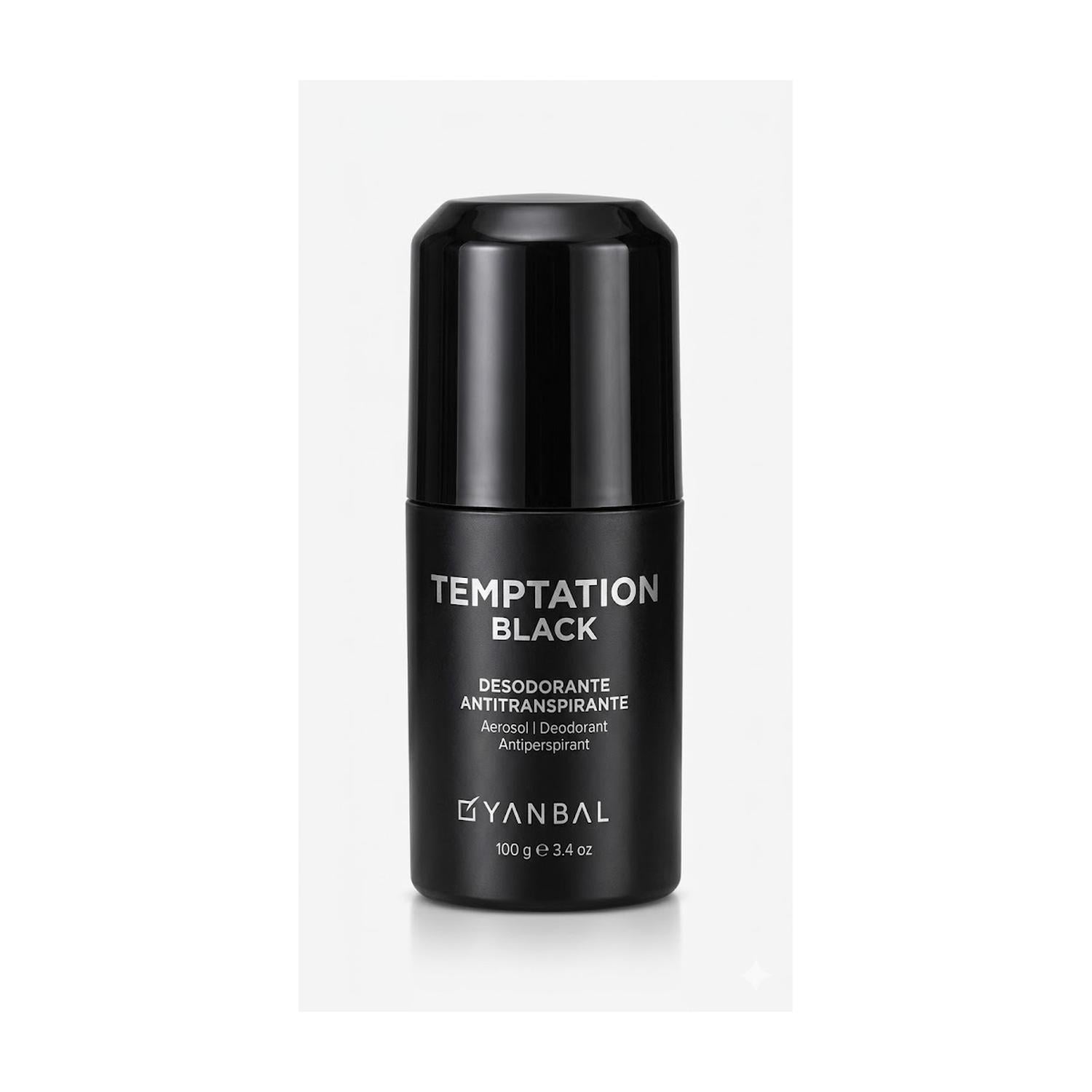 DESODORANTE DE HOMBRE TEMPTATION BLACK - 1