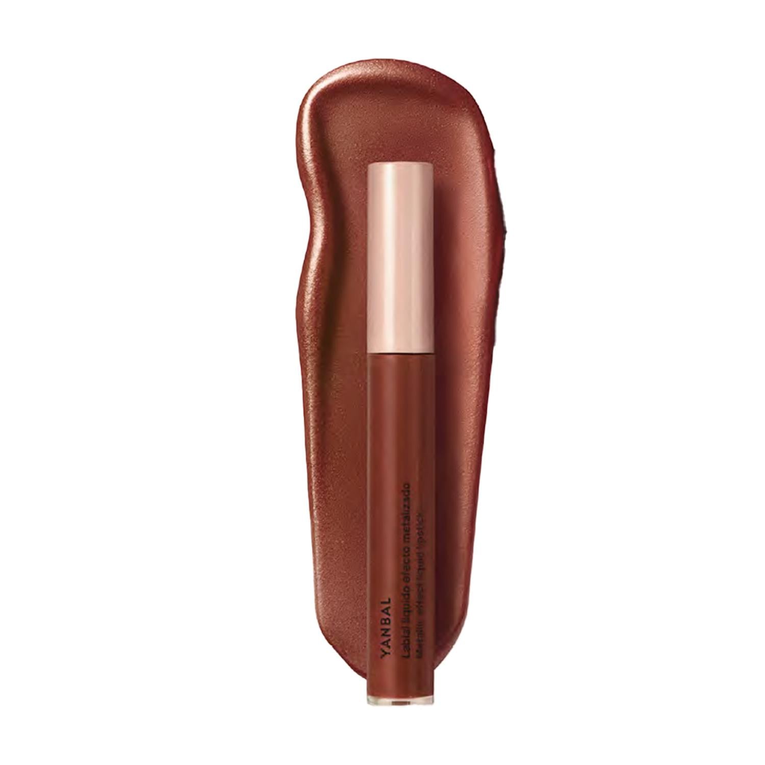 LABIAL LÍQUIDO EFECTO METALIZADO TERRA COBRIZO EDL - 1