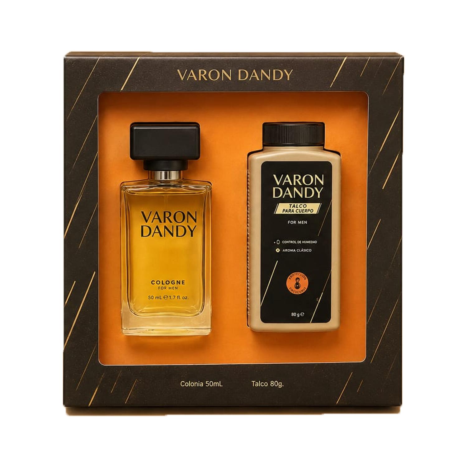 VARON DANDY COLONIA DE HOMBRE 50ML CON TALCO - 1
