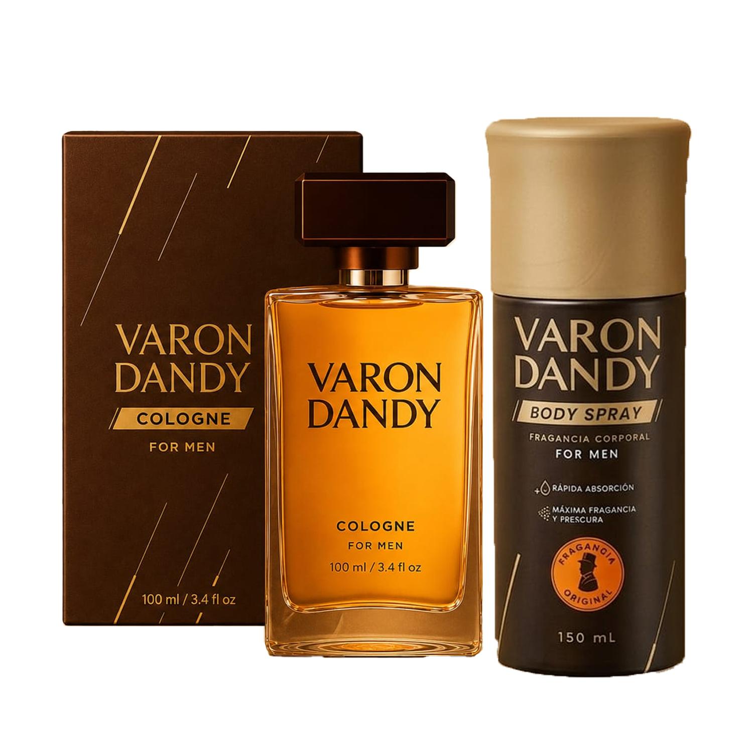VARON DANDY COLONIA DE HOMBRE 100ML CON DEO SPRAY - 1