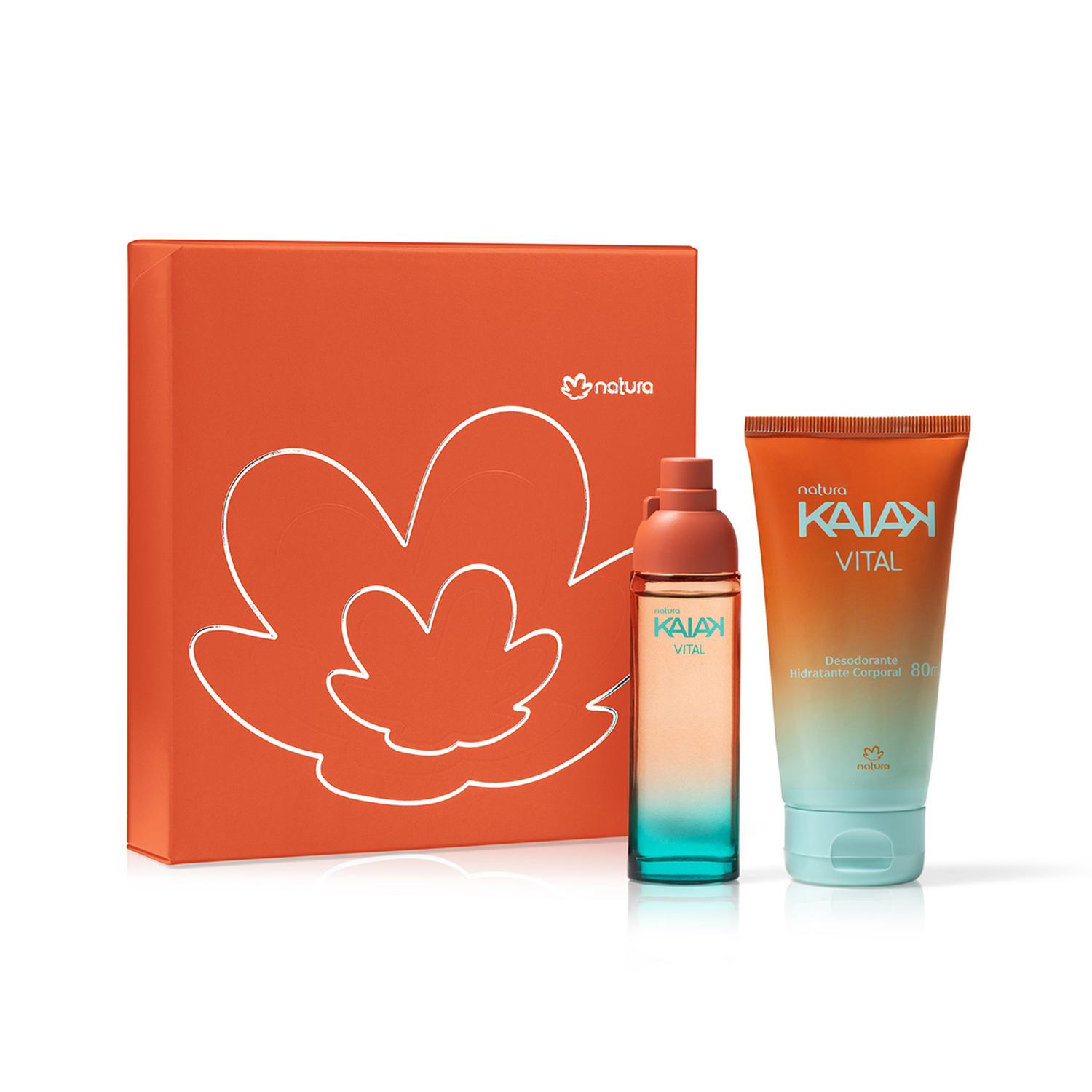KAIAK VITAL MINI FRAGANCIA DE MUJER 25ML CON HIDRATANTE CORPORAL 80ML - 1