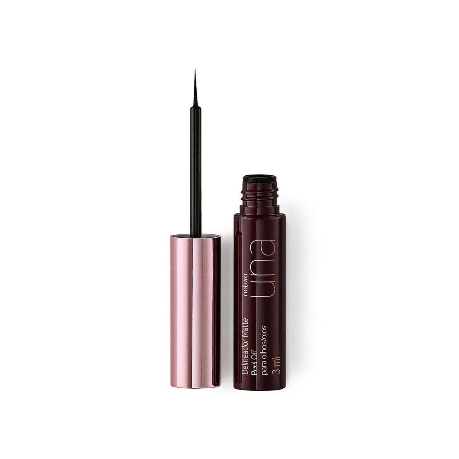 DELINEADOR LÍQUIDO PEEL OFF NEGRO NATURA UNA - 1